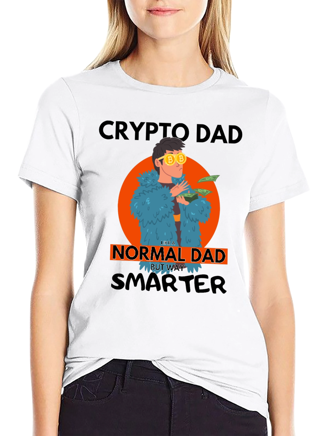 Crypto Dad T-Shirt - Smarter Than Normal!