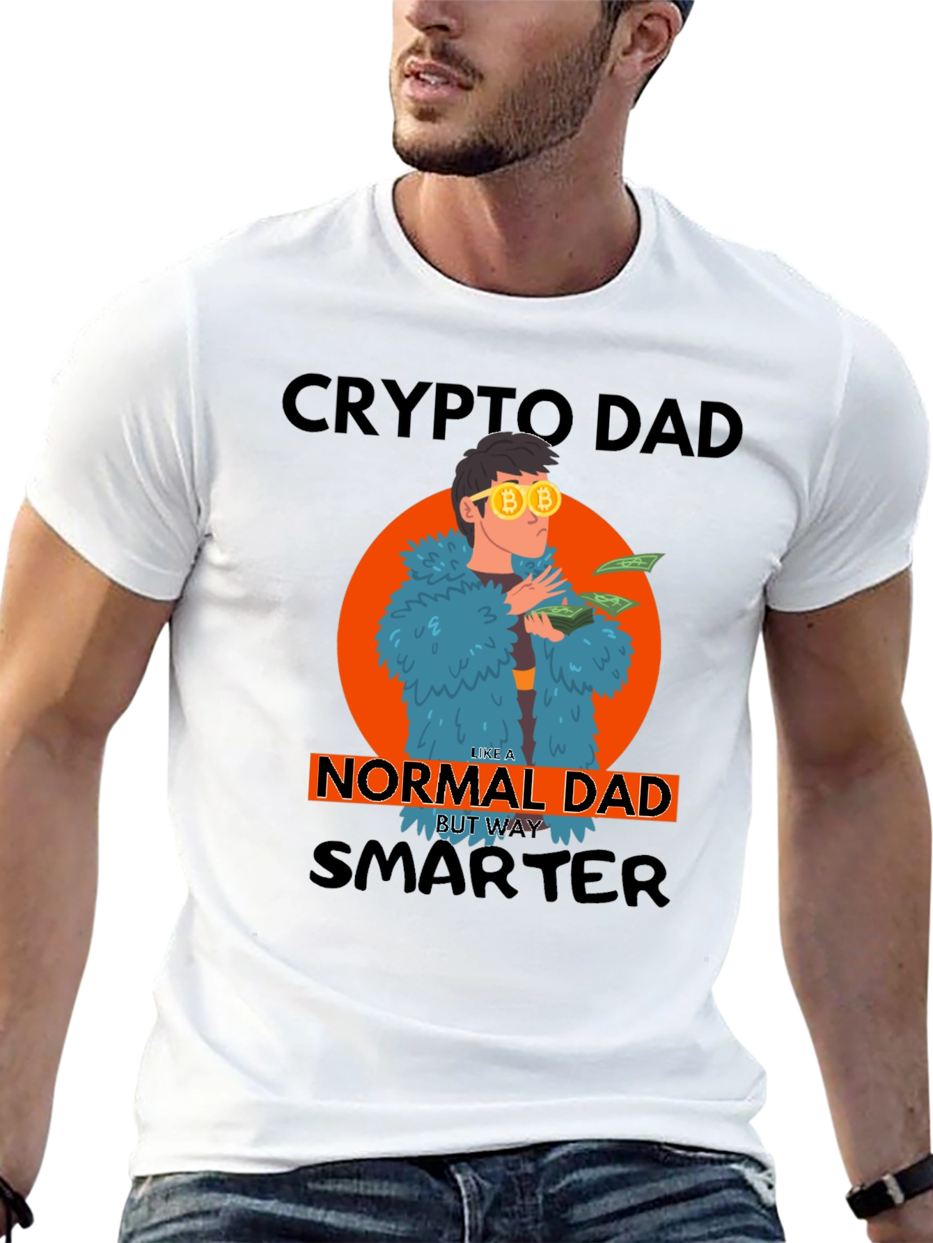 Crypto Dad T-Shirt - Smarter Than Normal!