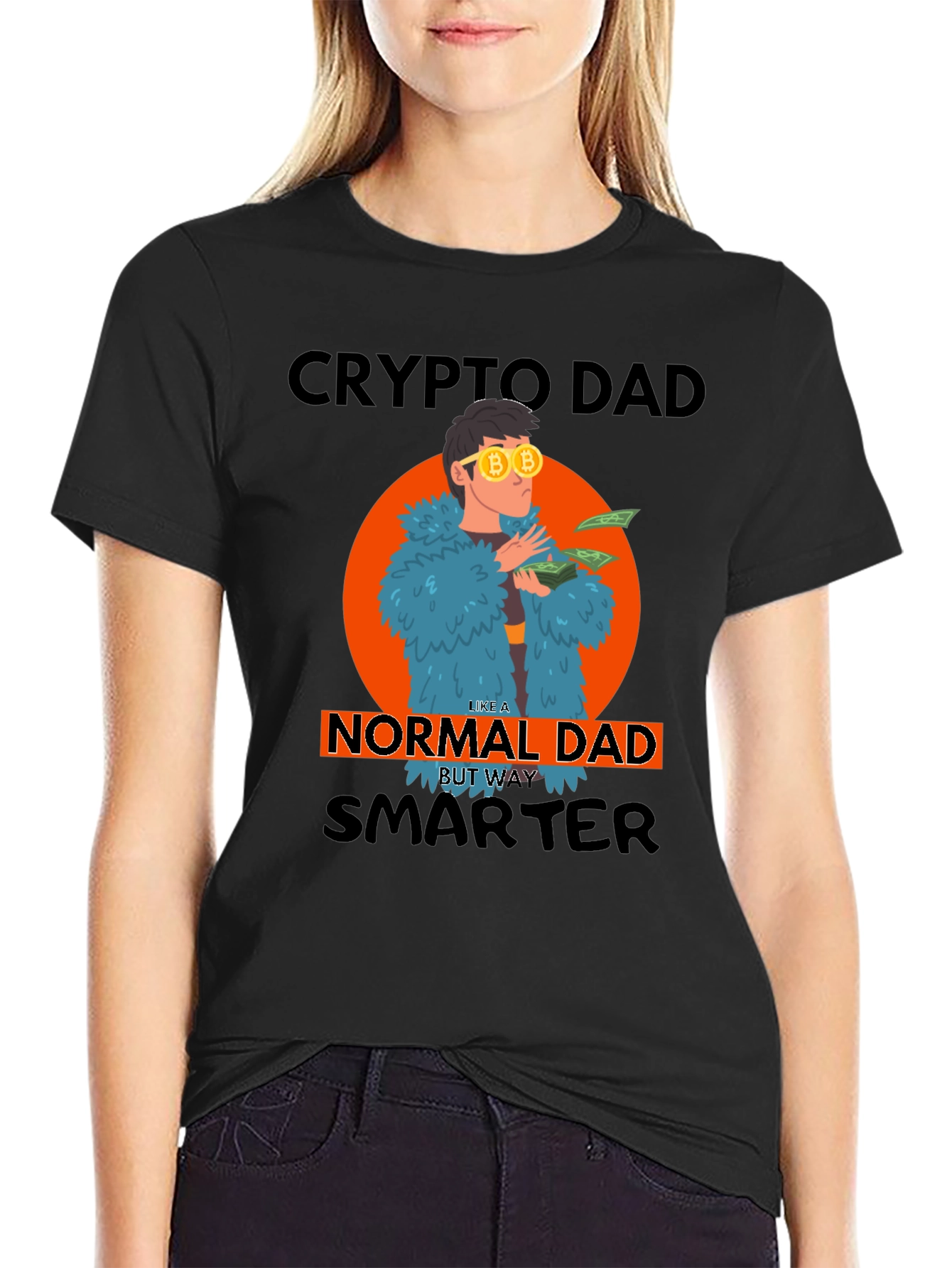 Crypto Dad T-Shirt - Smarter Than Normal!