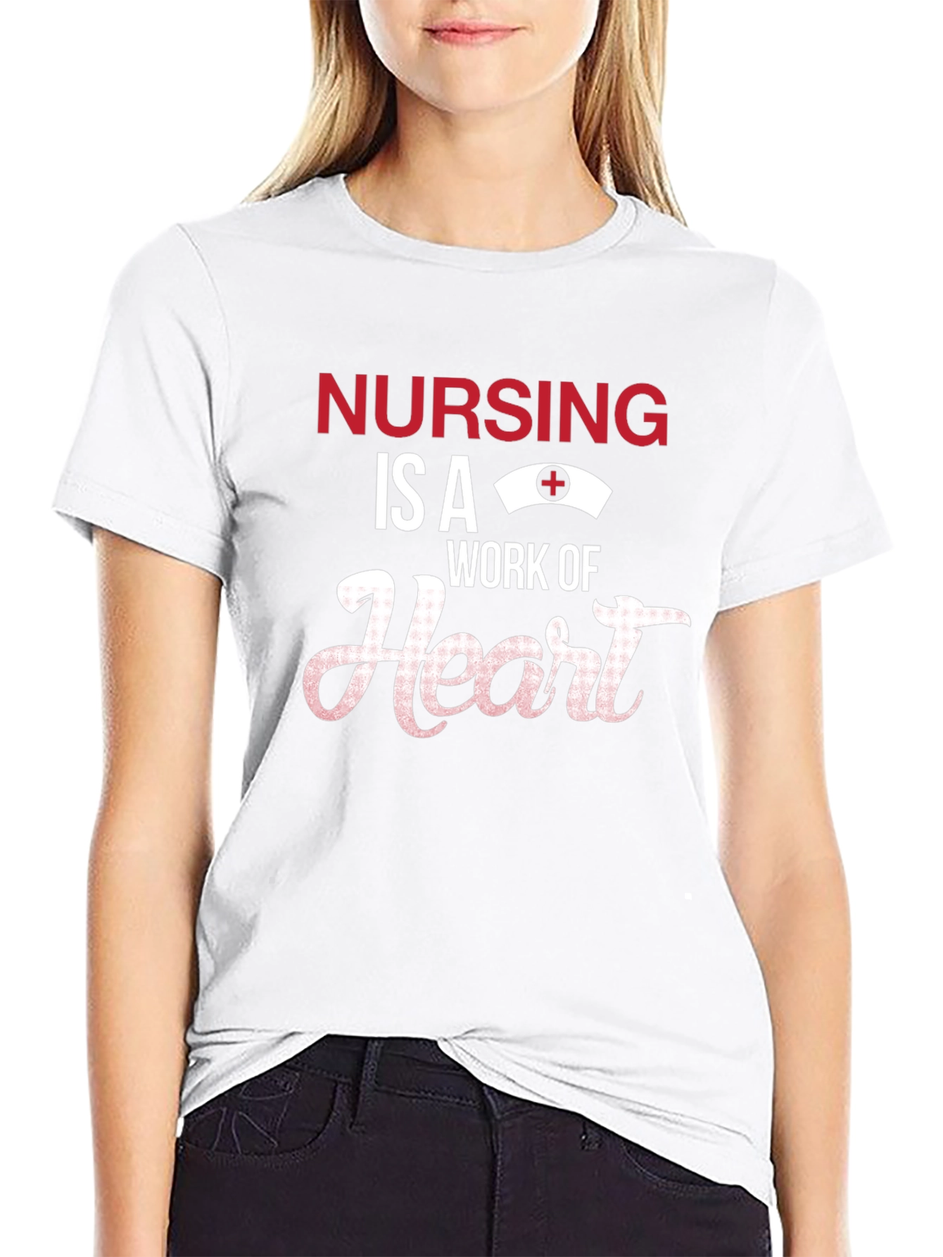 Nursing is a Work of Heart T-Shirt
