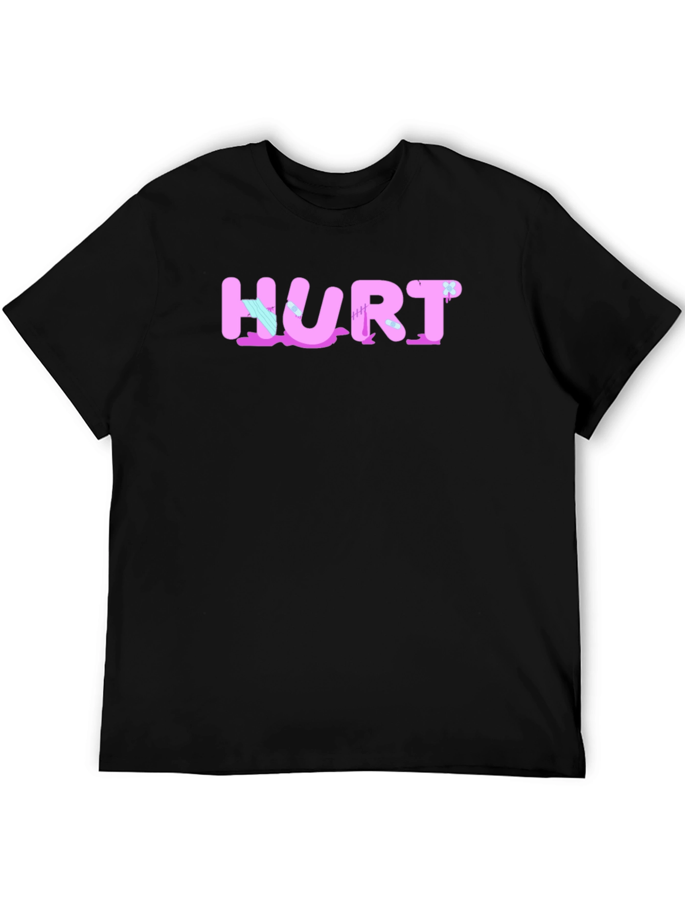 Hurt T-Shirt - Black Graphic Tee