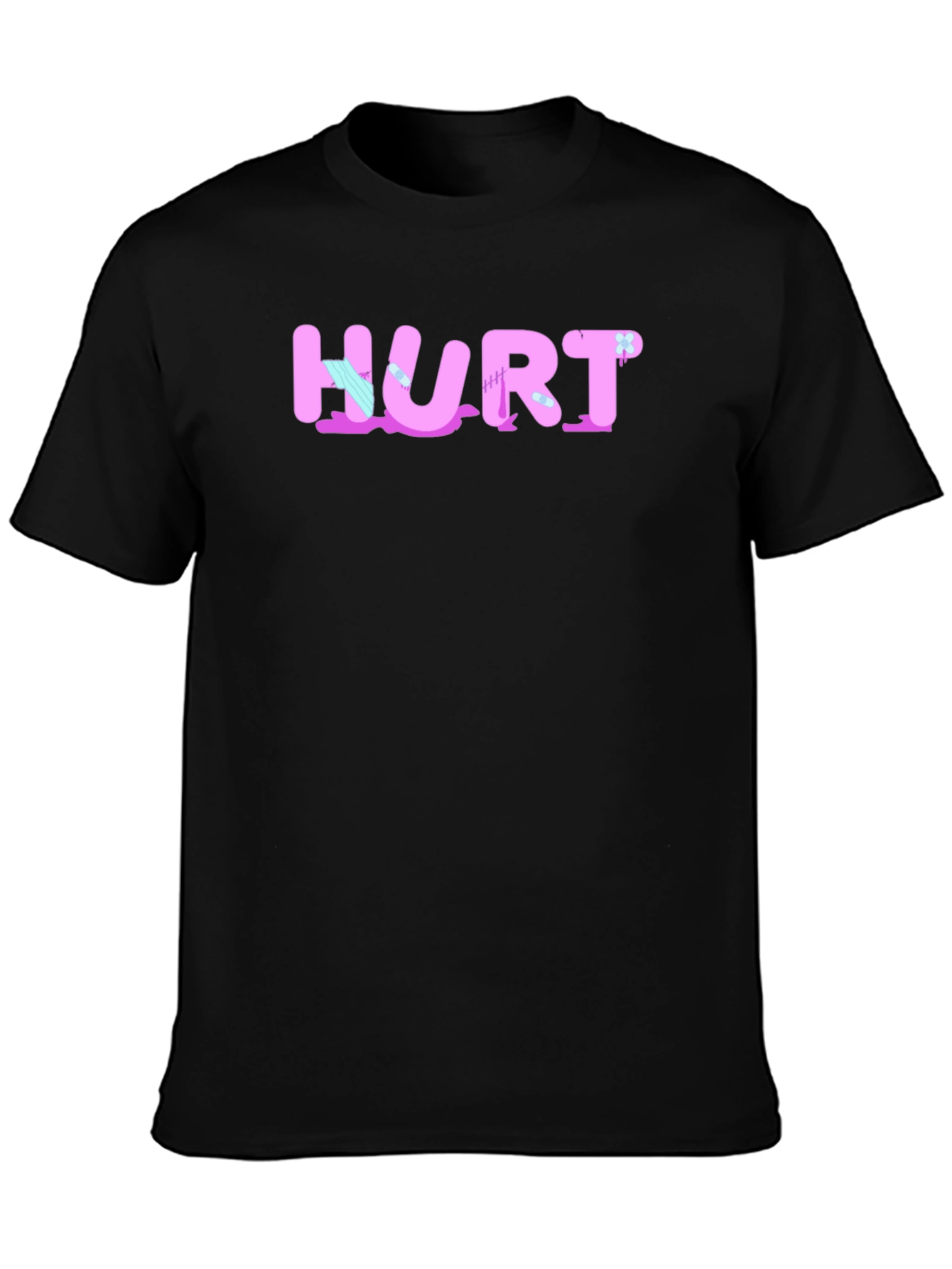 Hurt T-Shirt - Black Graphic Tee