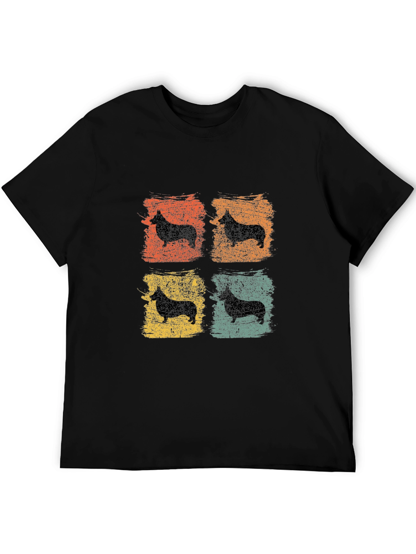 Retro Corgi Pop Art T-Shirt