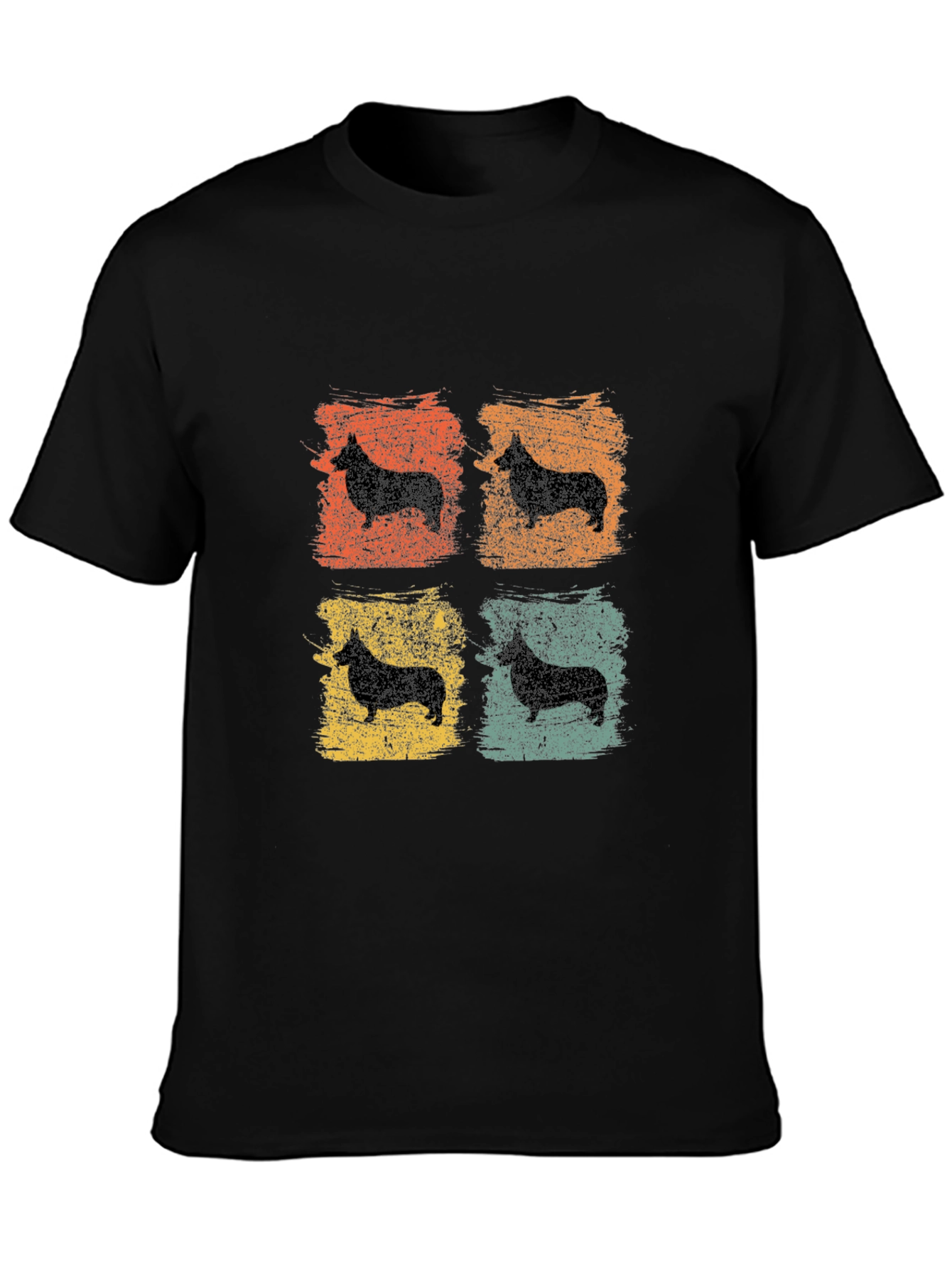 Retro Corgi Pop Art T-Shirt