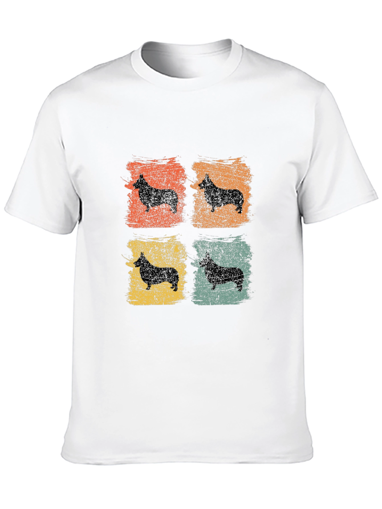 Retro Corgi Pop Art T-Shirt