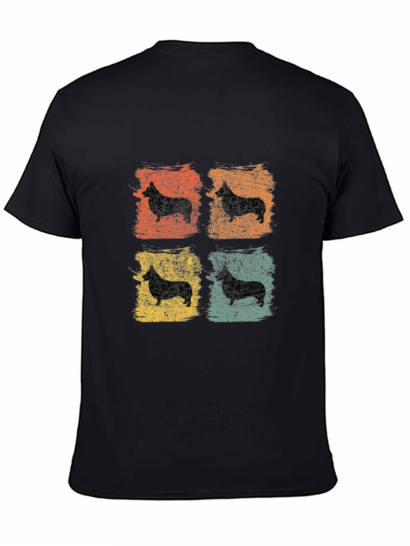 Retro Corgi Pop Art T-Shirt