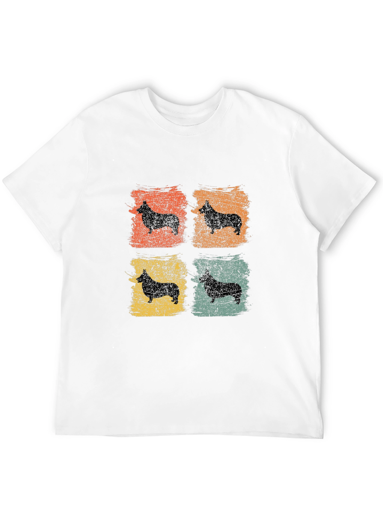 Retro Corgi Pop Art T-Shirt