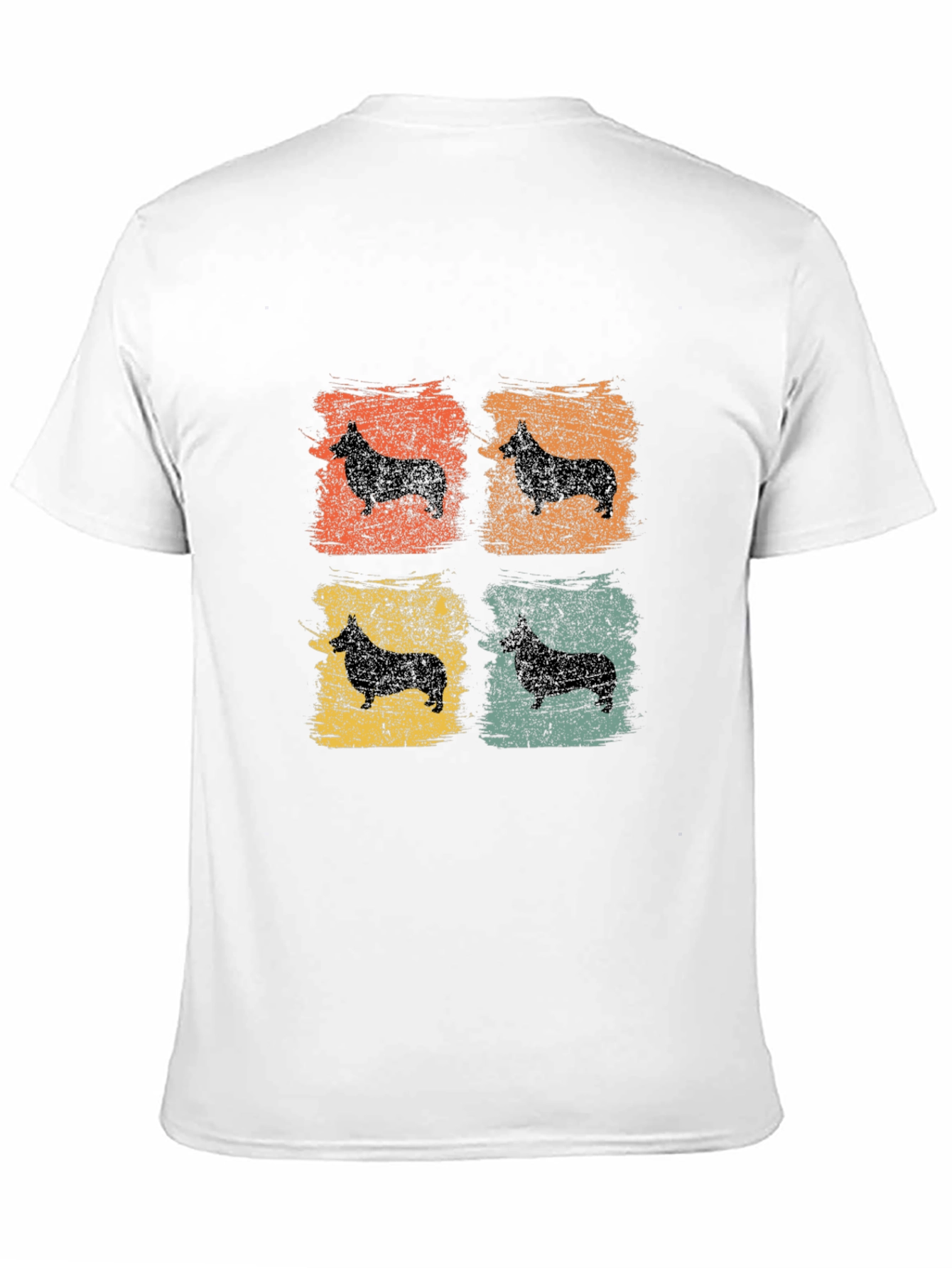 Retro Corgi Pop Art T-Shirt