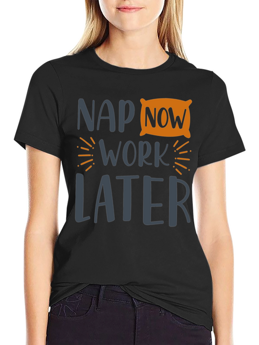 Nap Now Work Later Graphic Tee