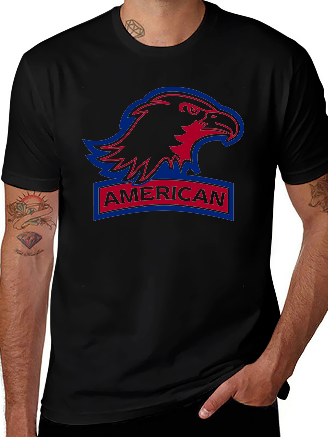 American Eagle Graphic Tee - Patriotic Style