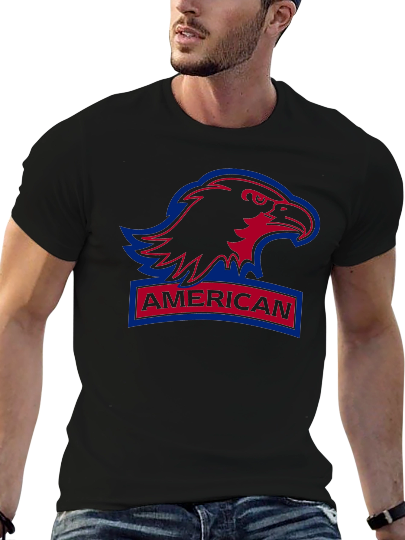 American Eagle Graphic Tee - Patriotic Style