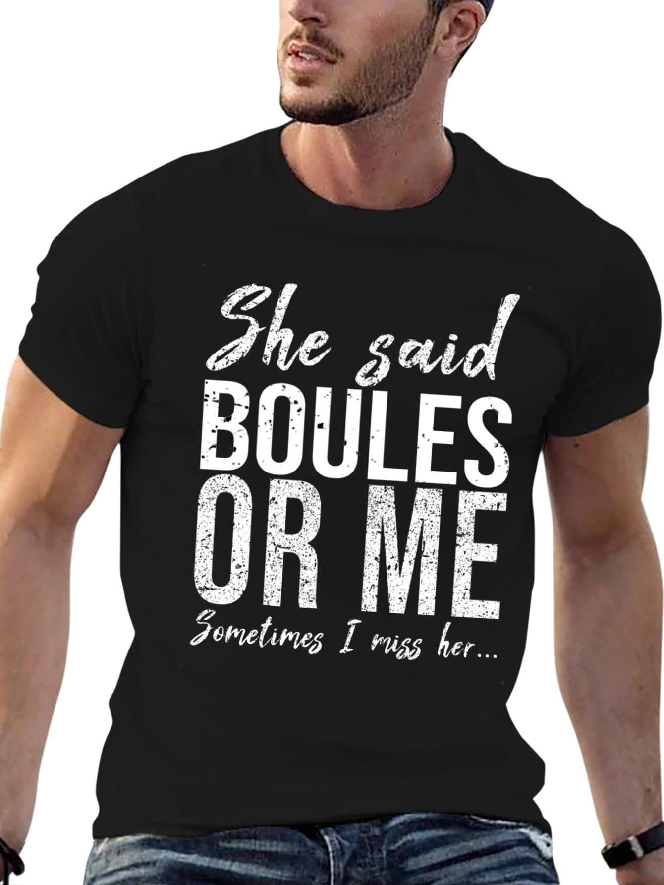 Boules or Me Funny Mens T-Shirt