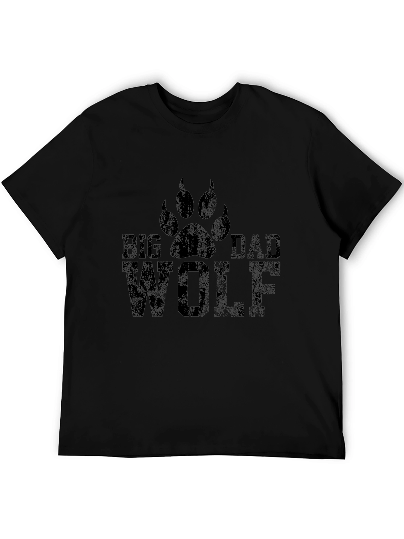 Big Dad Wolf T-Shirt - Distressed Graphic Tee