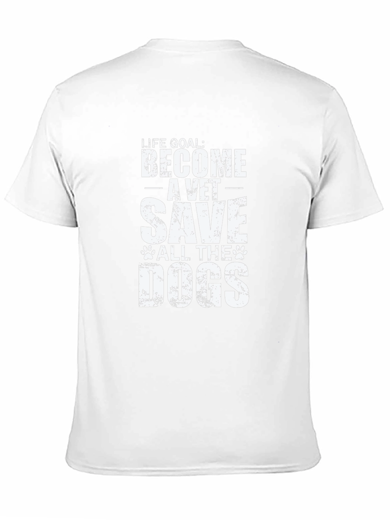 Vet Life Goal T-Shirt - Save the Dogs!