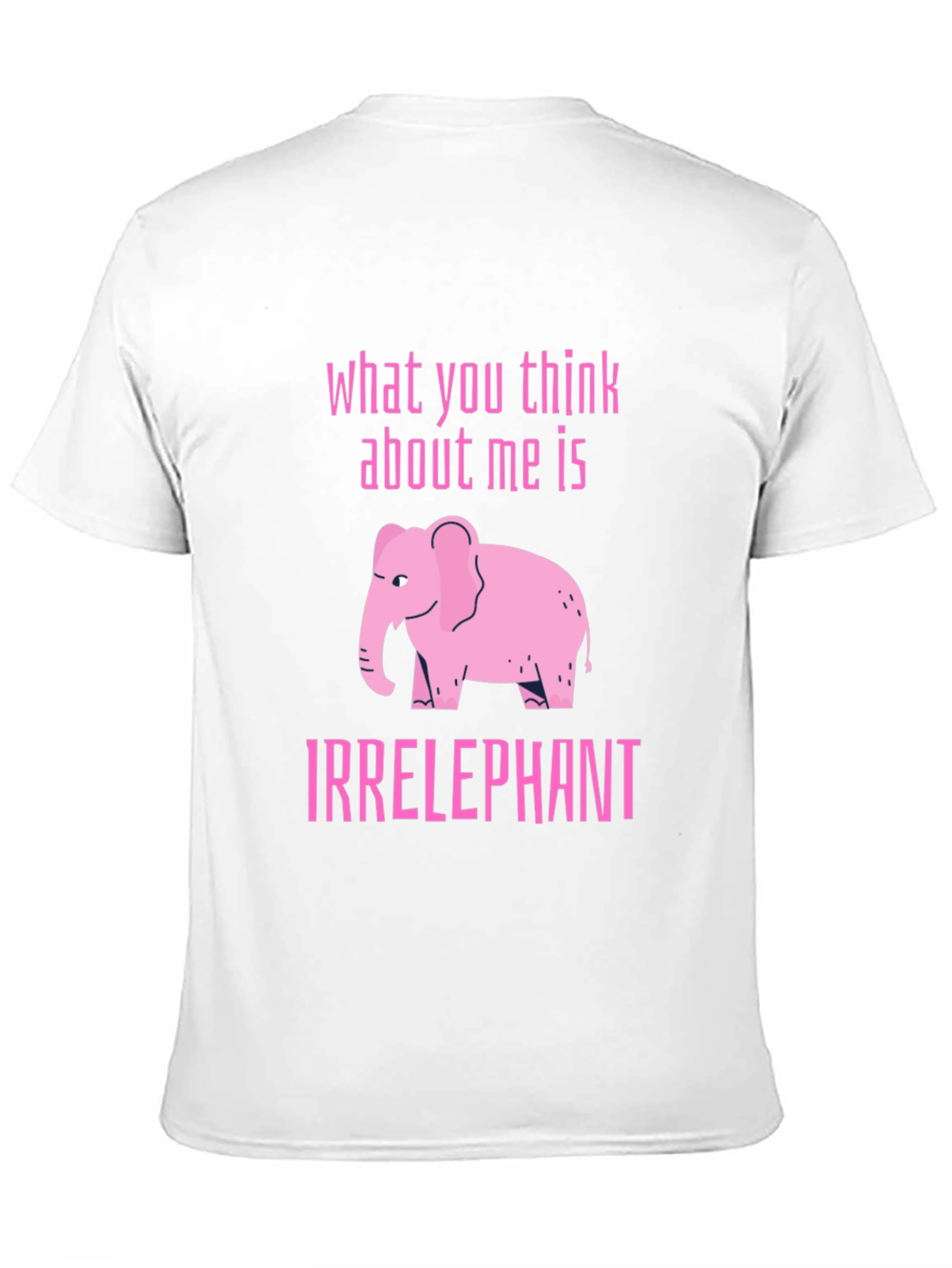 Irrelephant Graphic T-Shirt - Black Cotton Tee