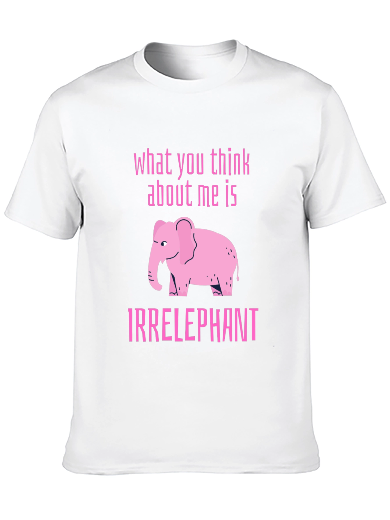 Irrelephant Graphic T-Shirt - Black Cotton Tee