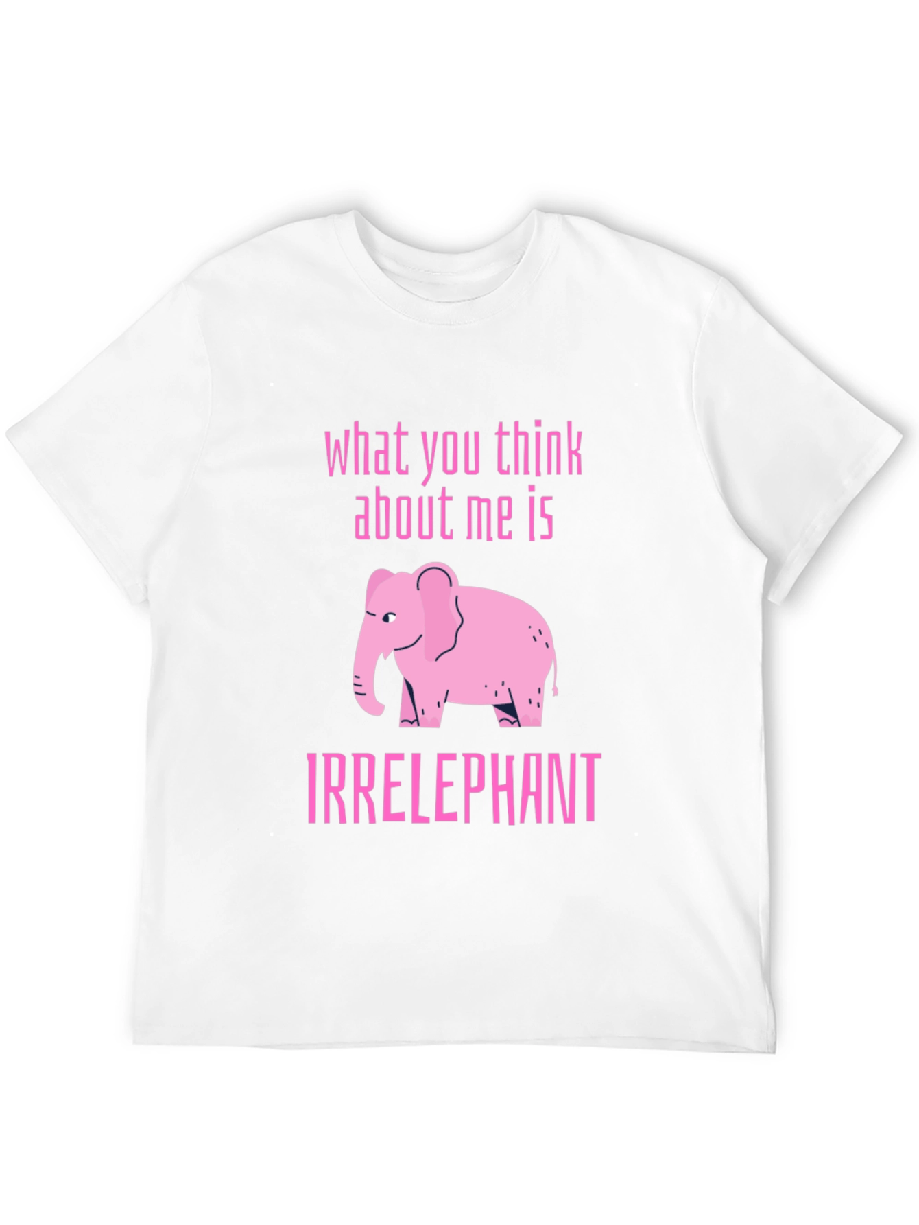 Irrelephant Graphic T-Shirt - Black Cotton Tee