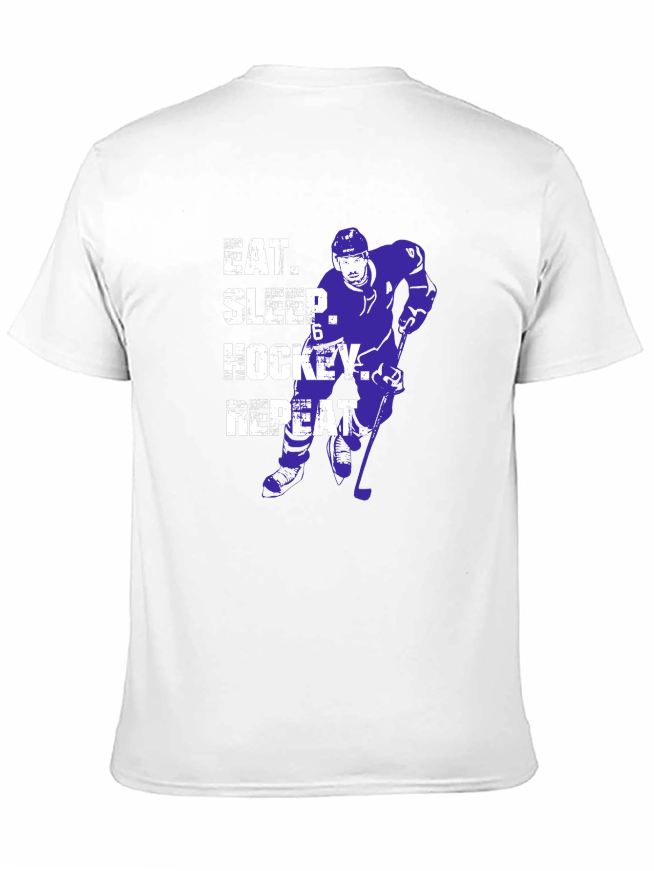 Eat Sleep Hockey Repeat Graphic Tee
