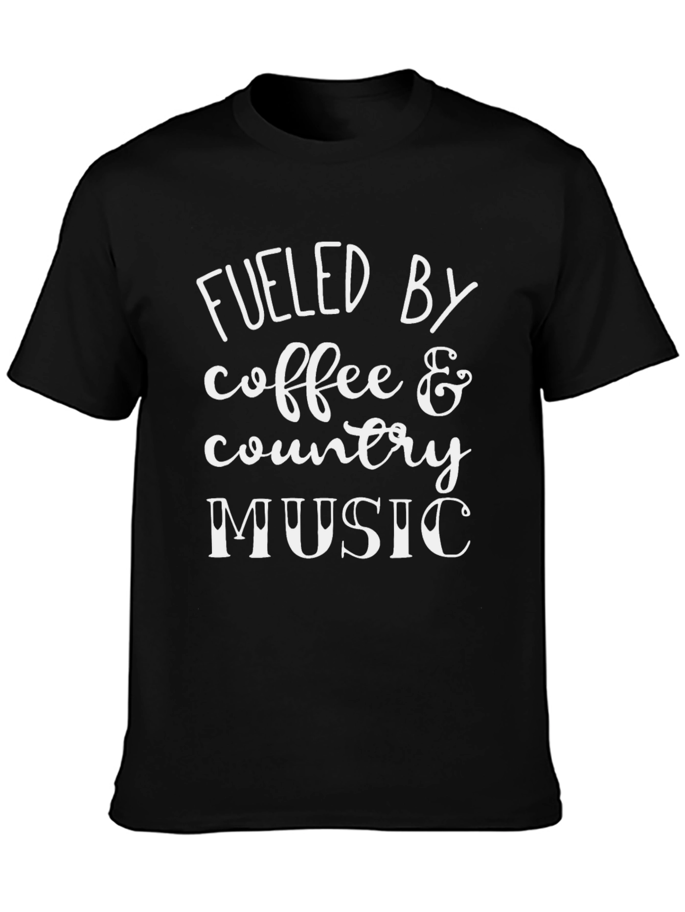 Fueled by Coffee & Country Music T-Shirt