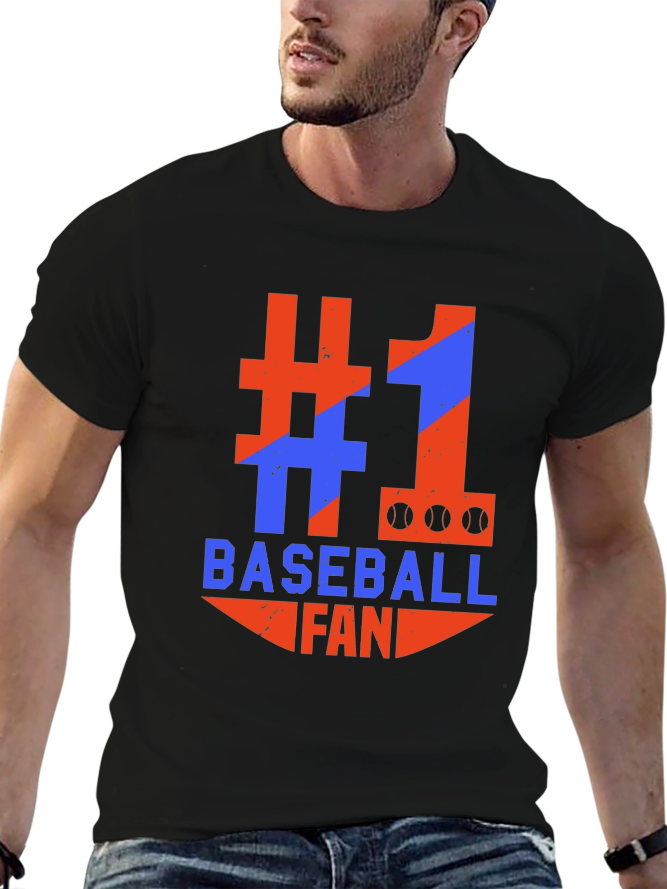 #1 Baseball Fan T-Shirt - Sports Apparel