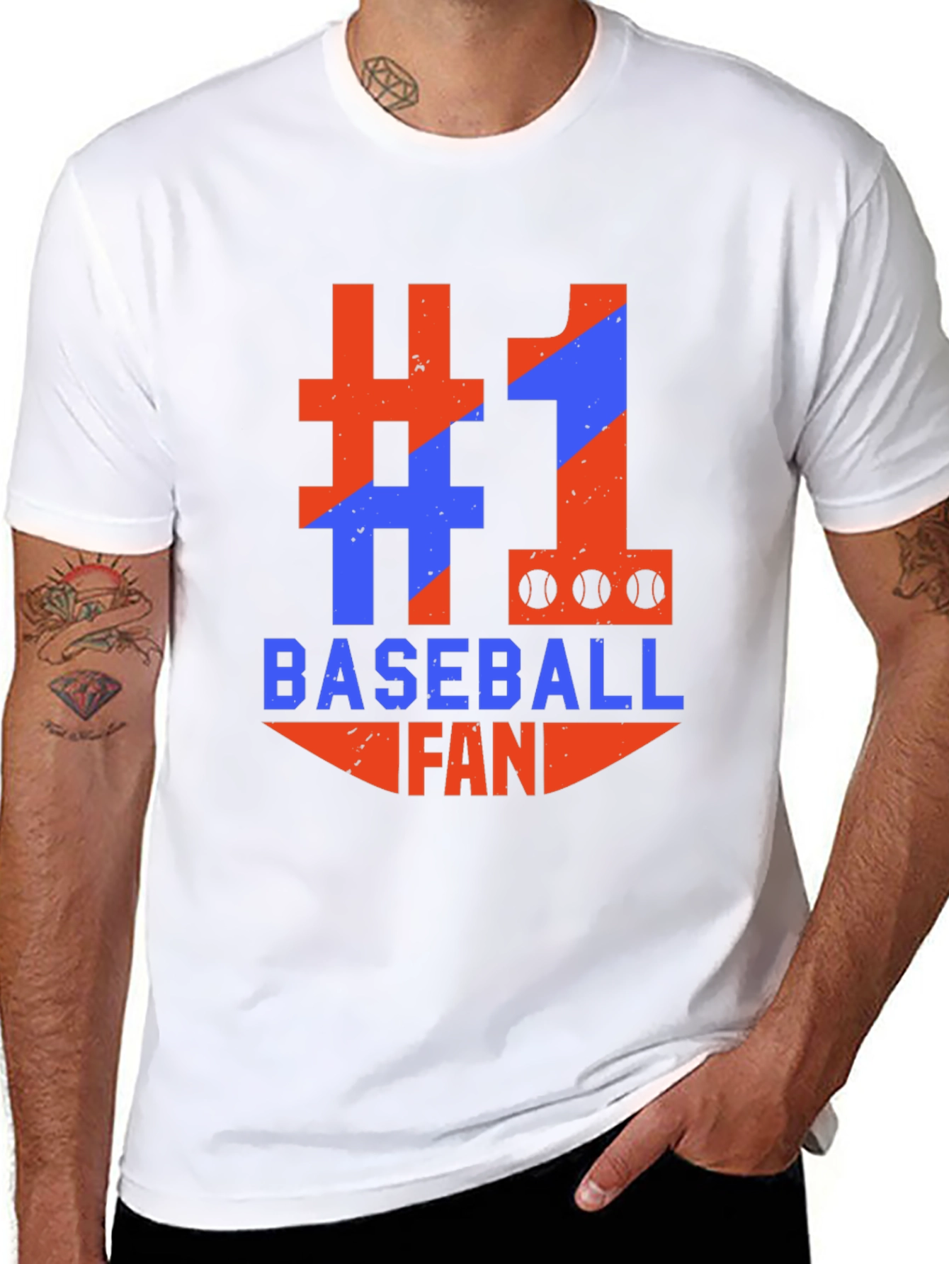 #1 Baseball Fan T-Shirt - Sports Apparel