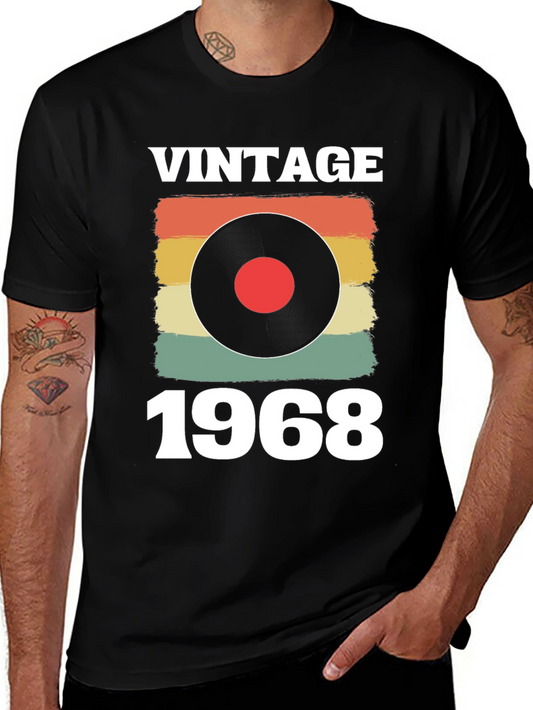 Vintage 1968 Record Graphic Tee