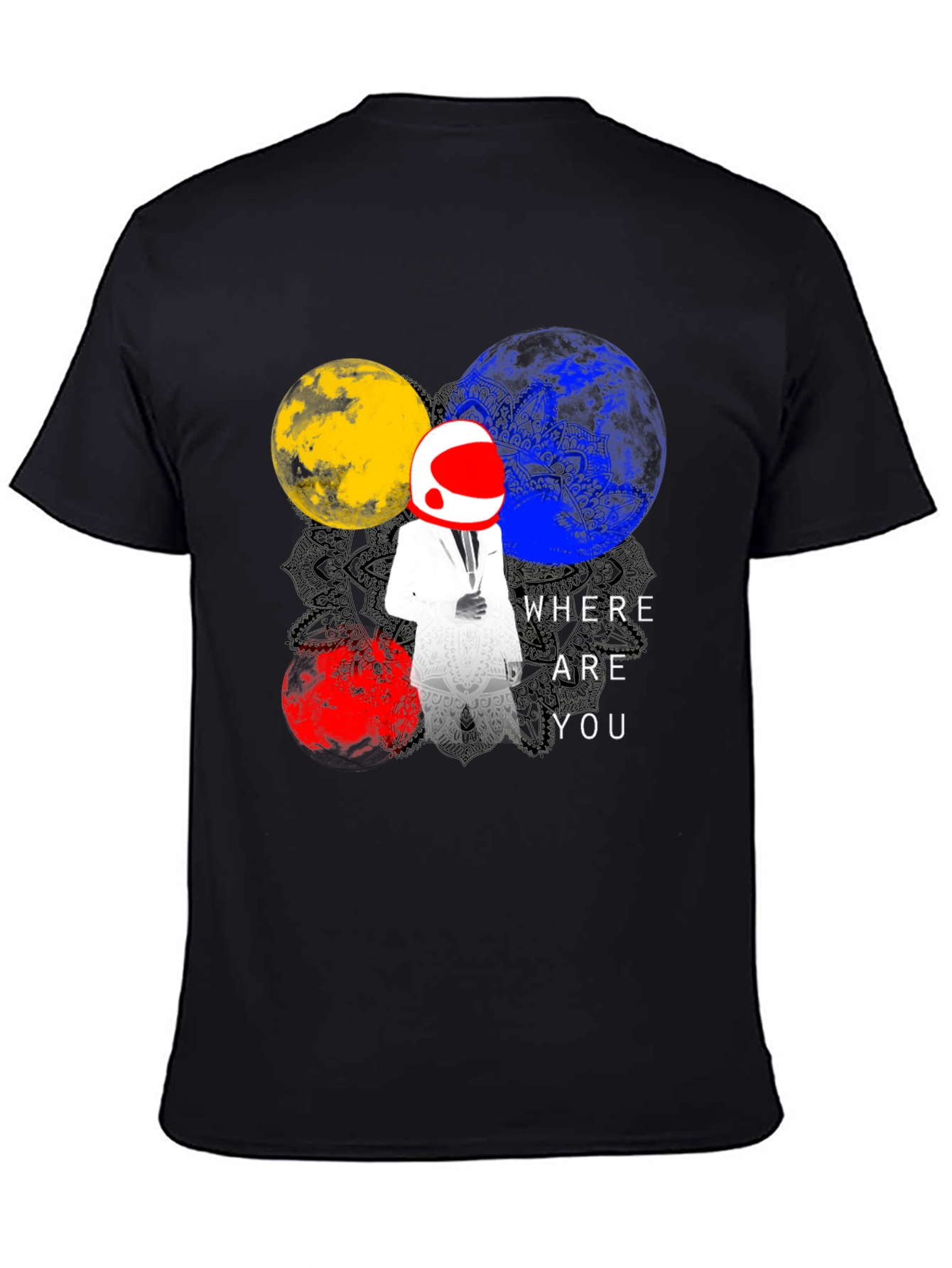 Astronaut Graphic T-Shirt - Where Are You?