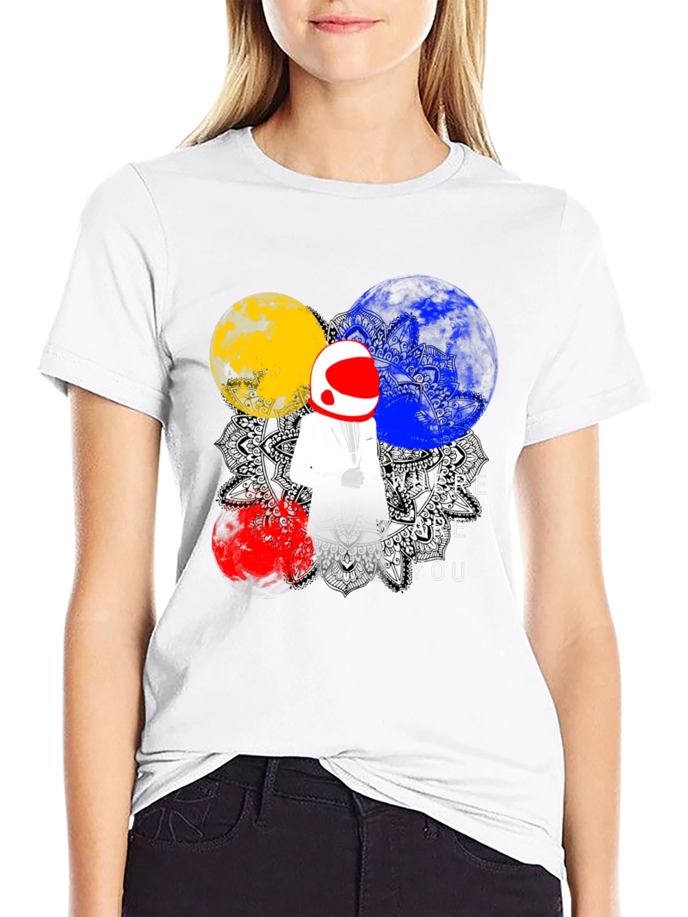 Astronaut Graphic T-Shirt - Where Are You?