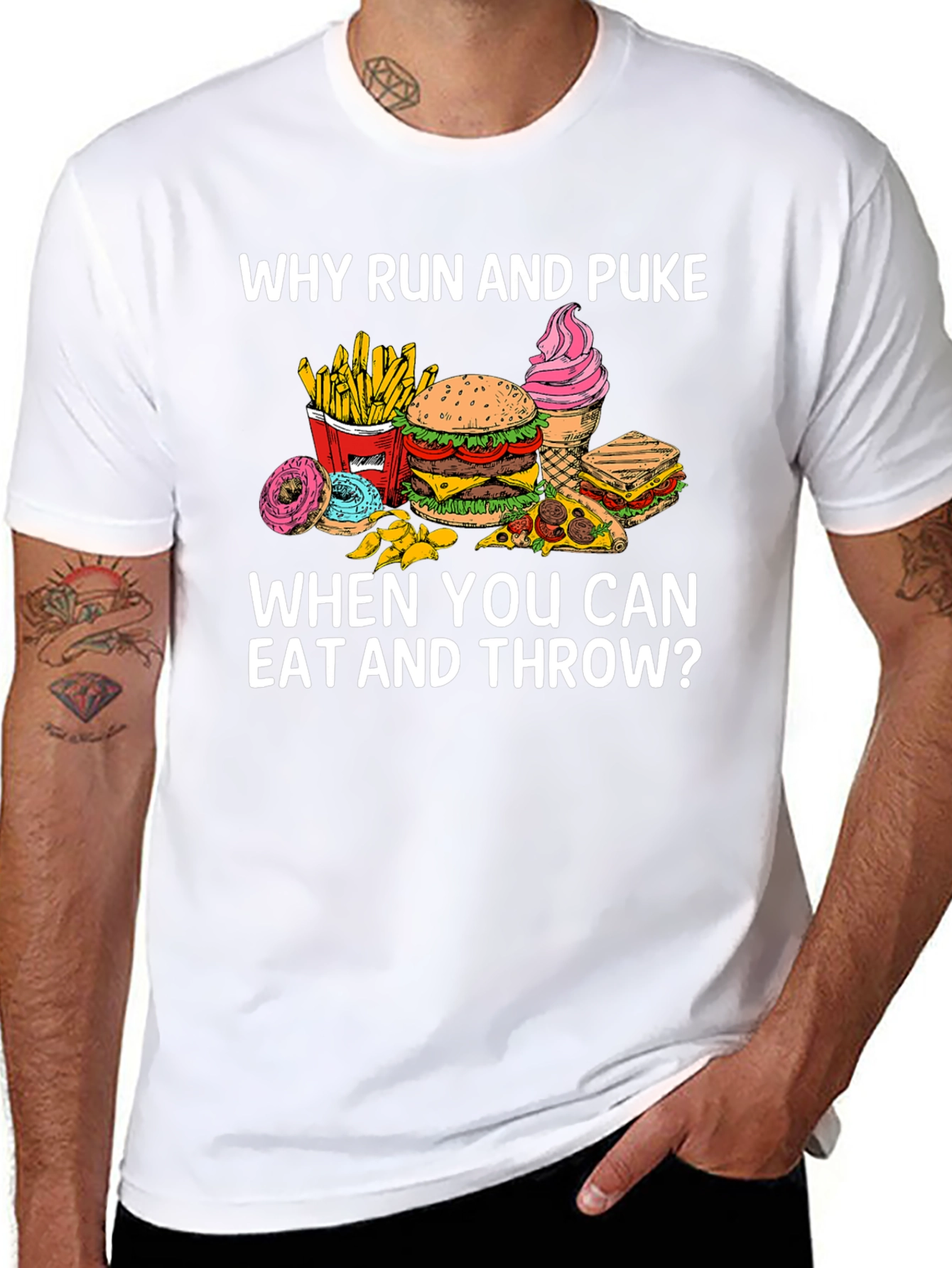 Eat and Throw Graphic Tee