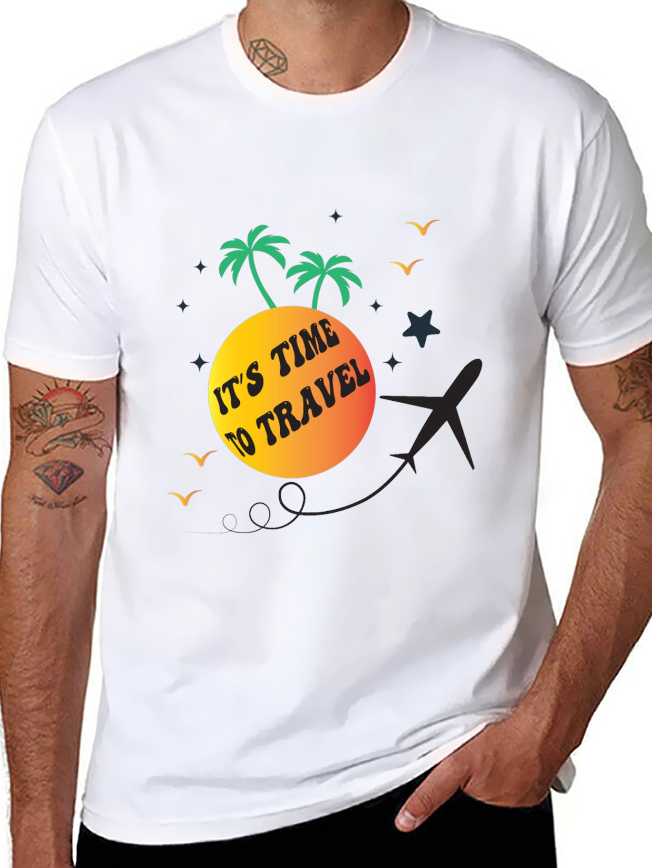 Its Time To Travel Graphic Tee