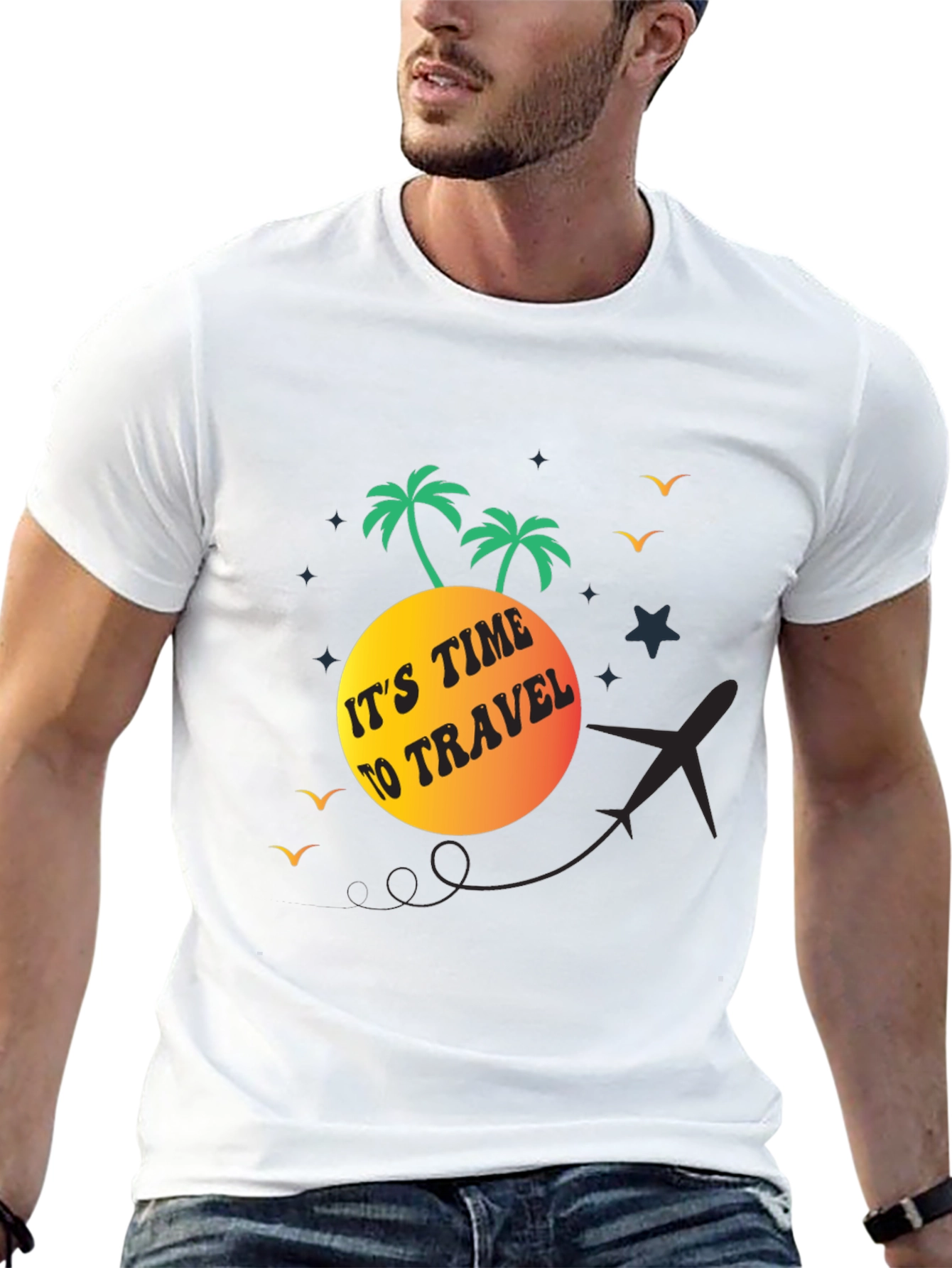 Its Time To Travel Graphic Tee