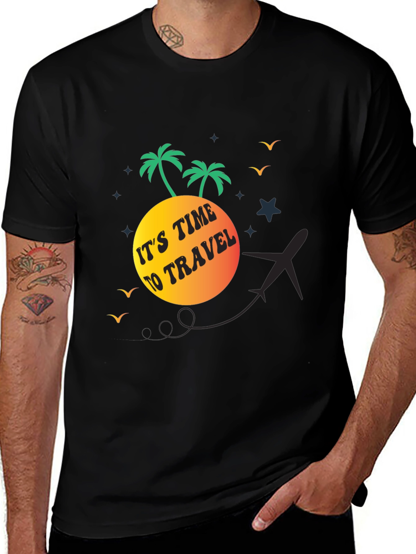 Its Time To Travel Graphic Tee