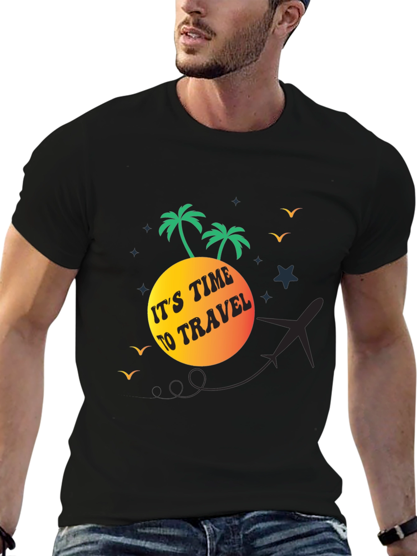 Its Time To Travel Graphic Tee