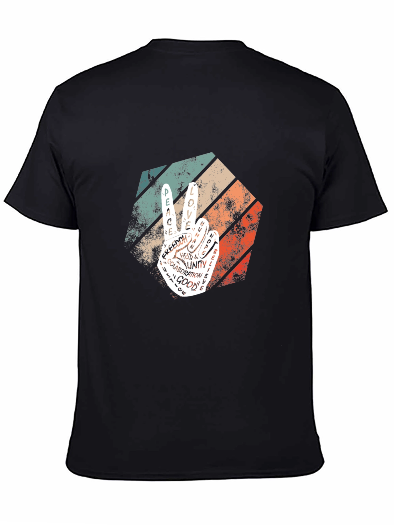 Peace Sign T-Shirt - Retro Style Graphic Tee