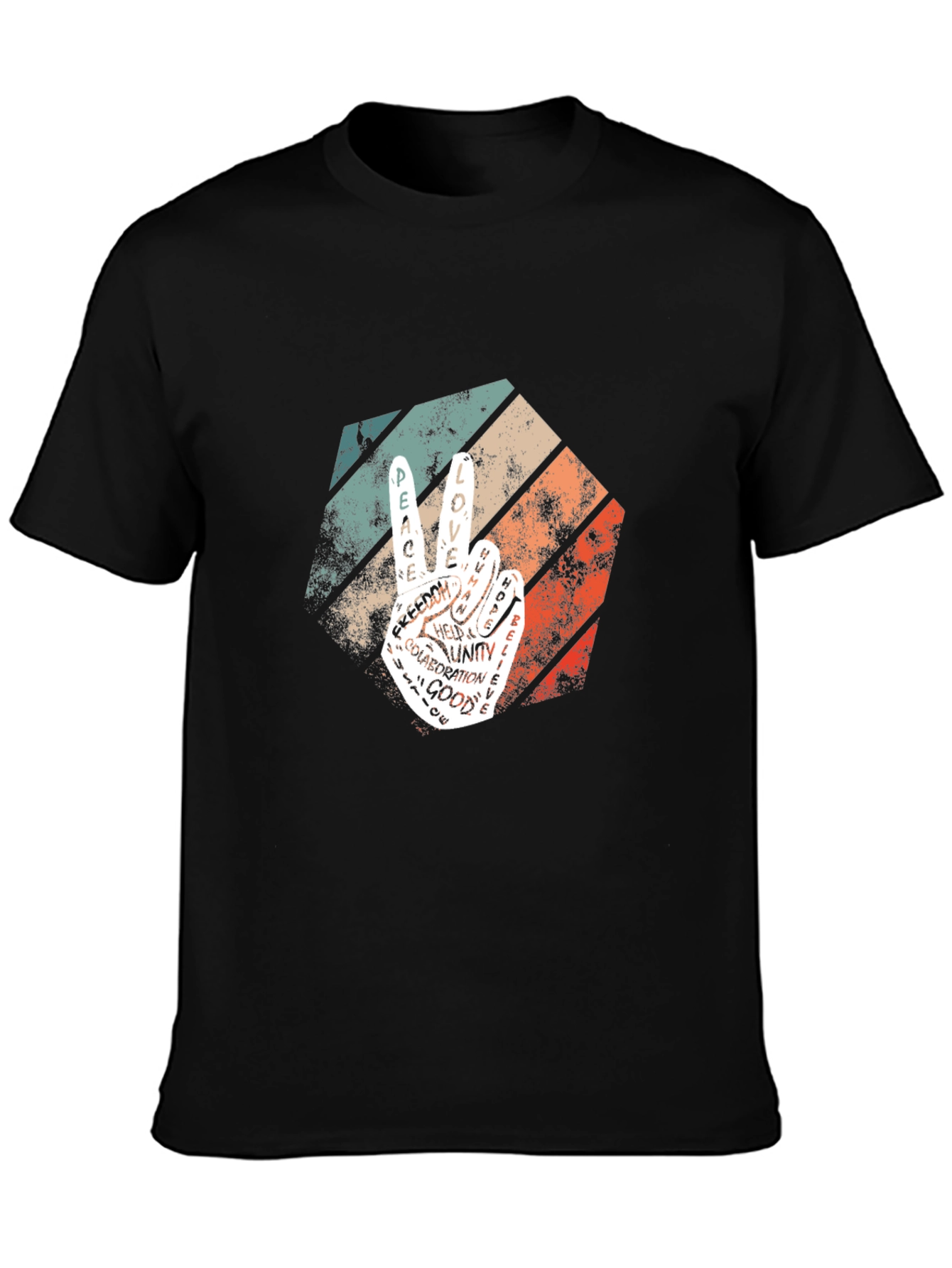Peace Sign T-Shirt - Retro Style Graphic Tee
