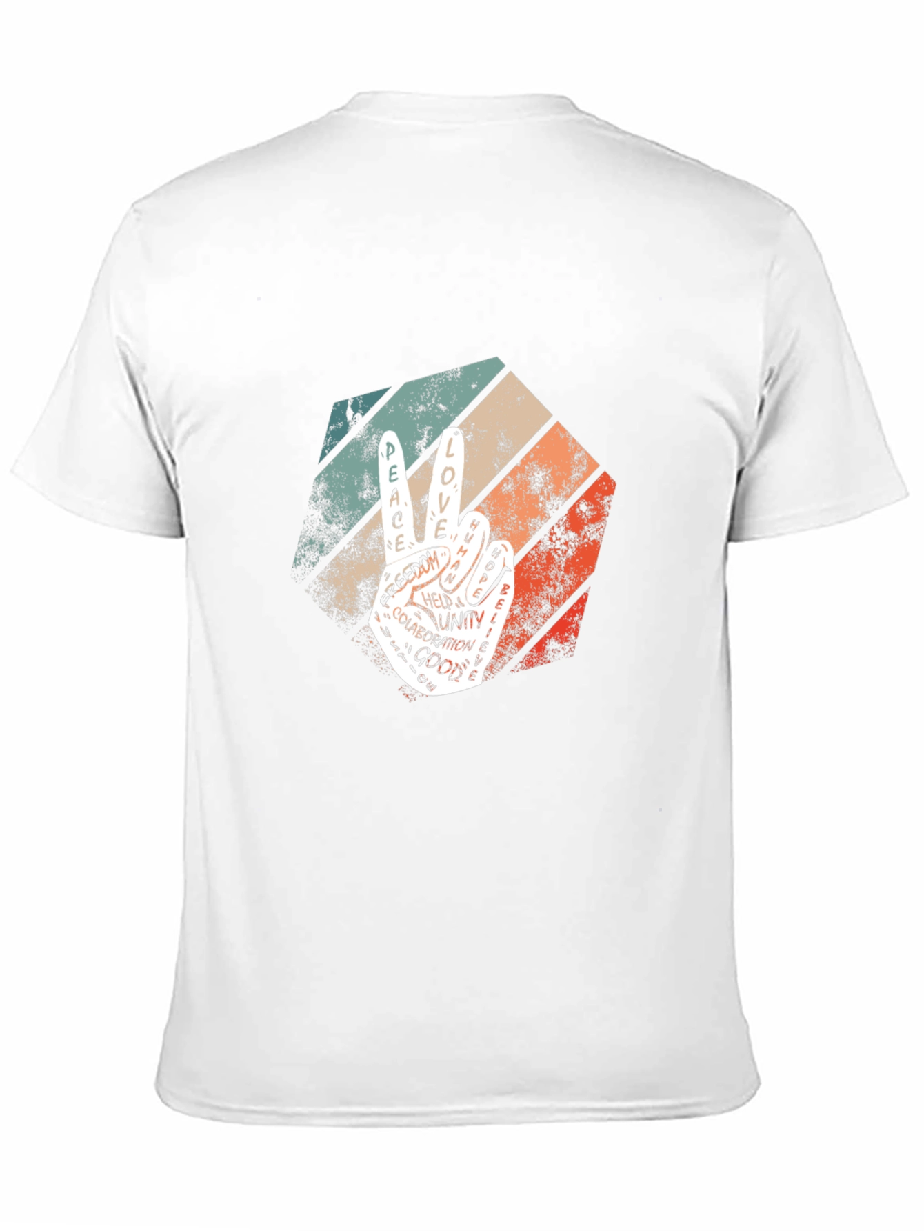 Peace Sign T-Shirt - Retro Style Graphic Tee