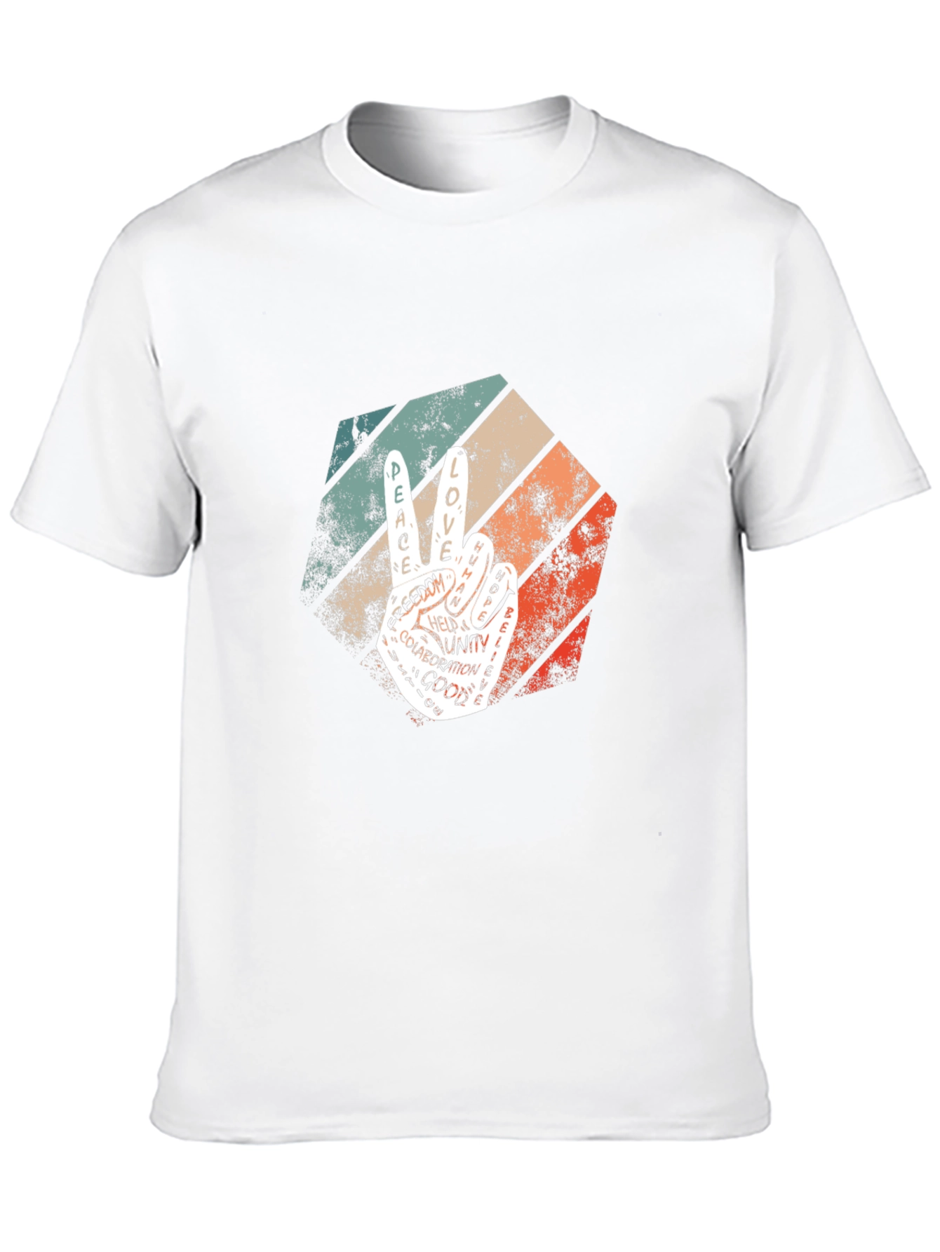 Peace Sign T-Shirt - Retro Style Graphic Tee