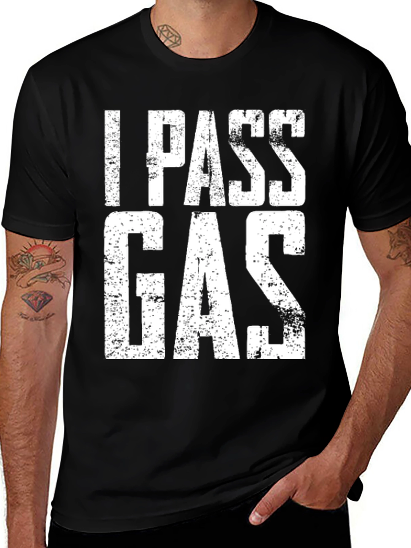 I PASS GAS Funny Graphic T-Shirt