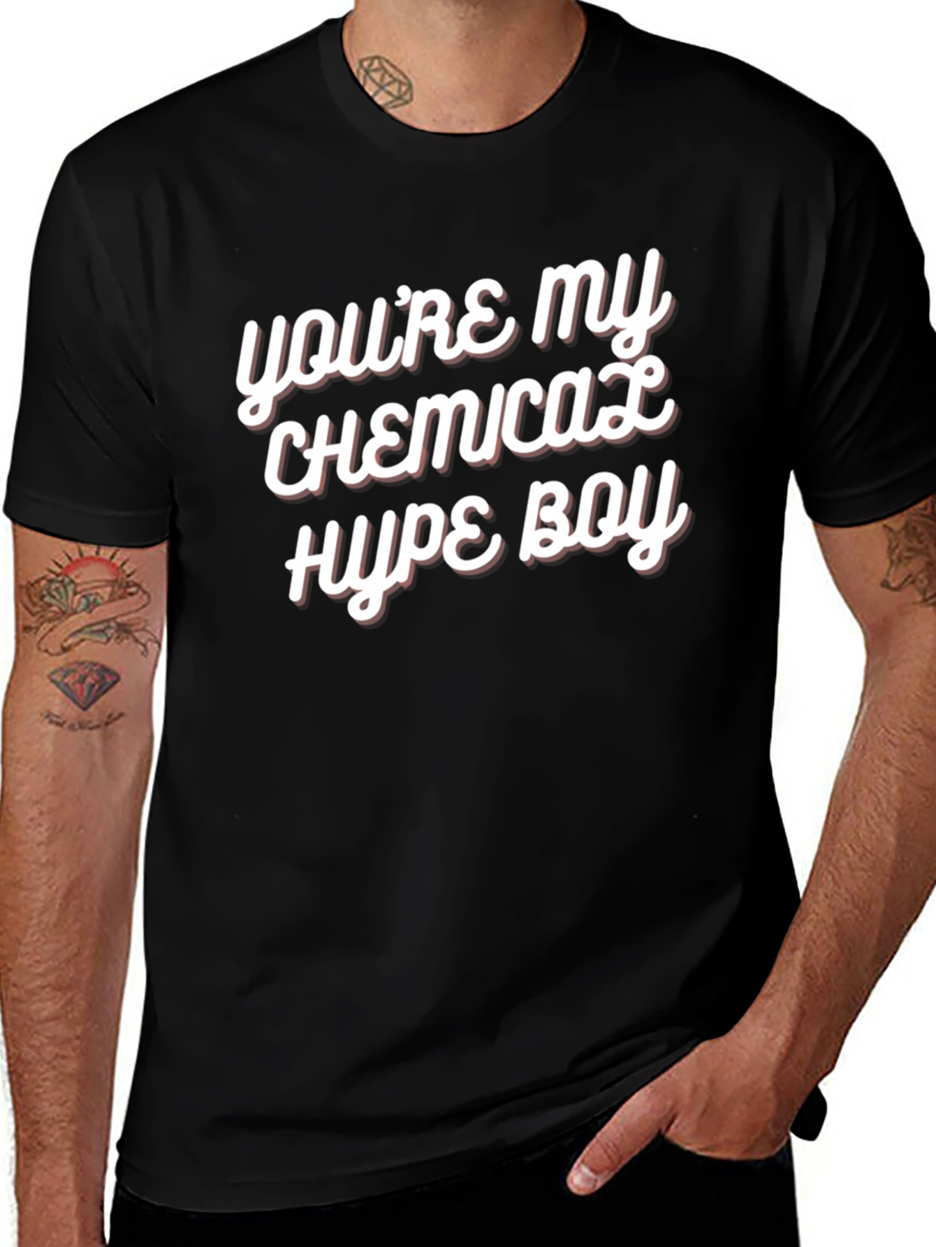 Youre My Chemical Hype Boy Black Graphic Tee