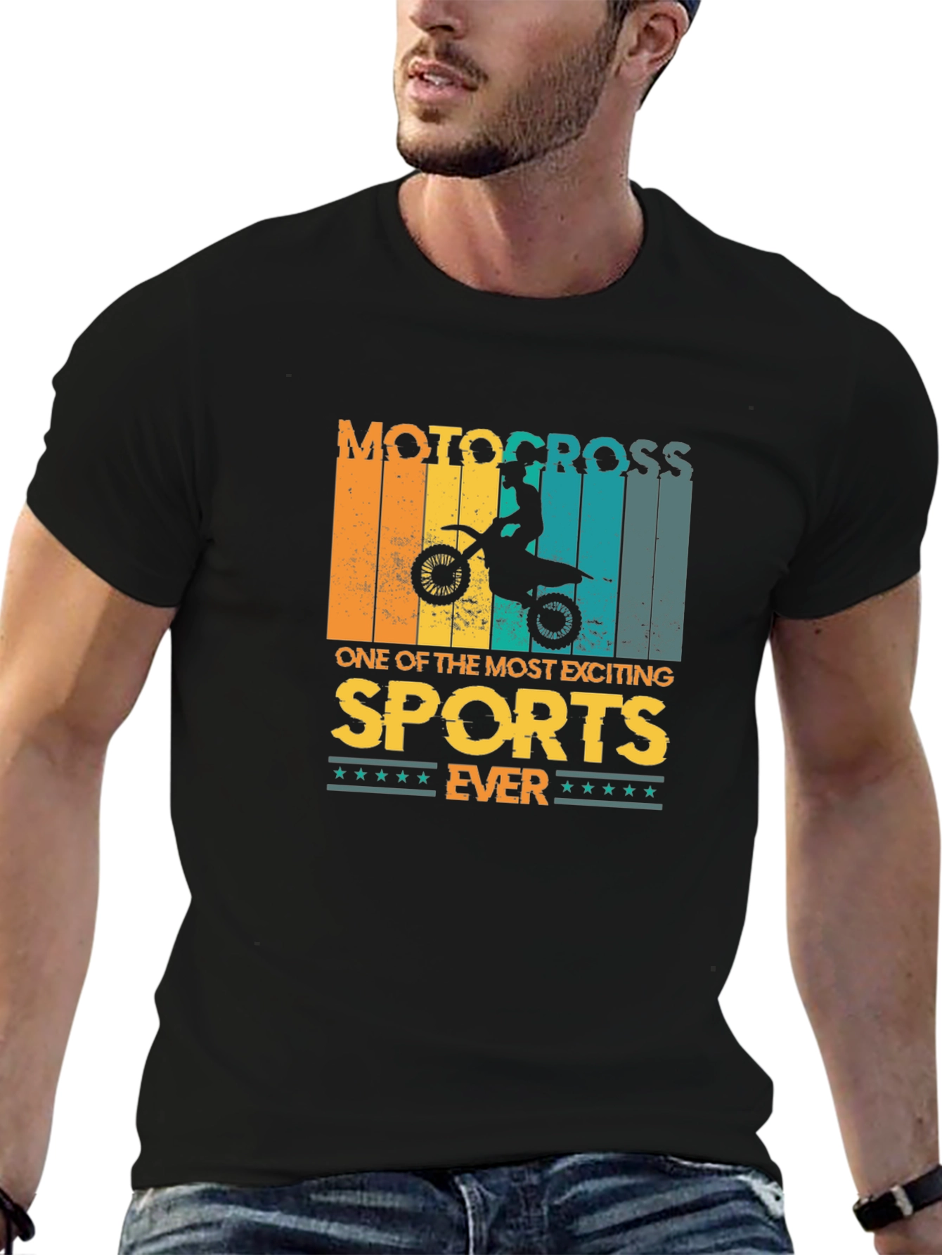 Motocross Sports T-Shirt - Exciting Ride!