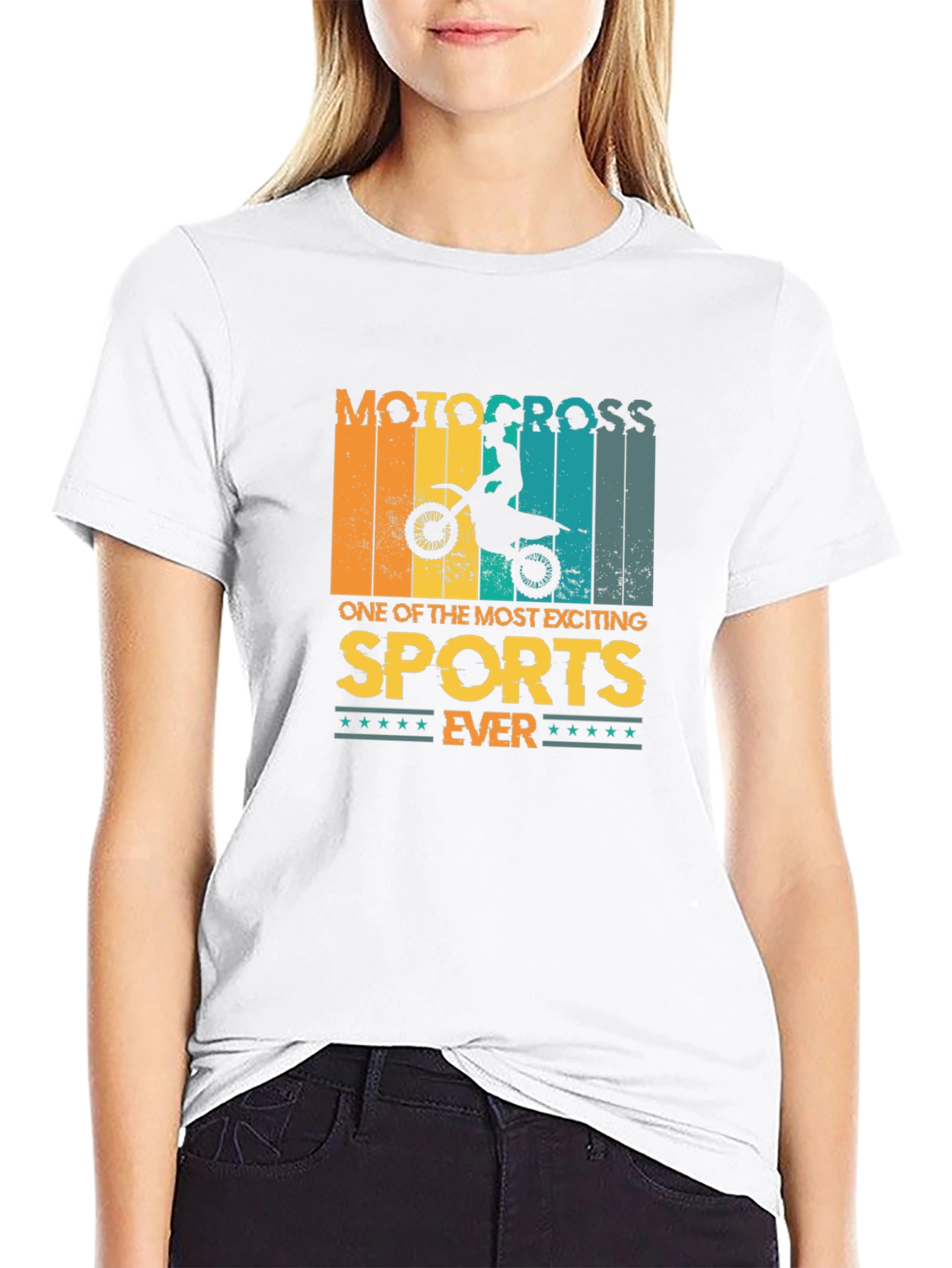 Motocross Sports T-Shirt - Exciting Ride!