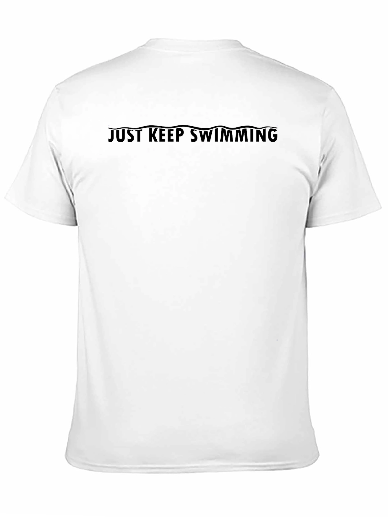 Just Keep Swimming Black T-Shirt