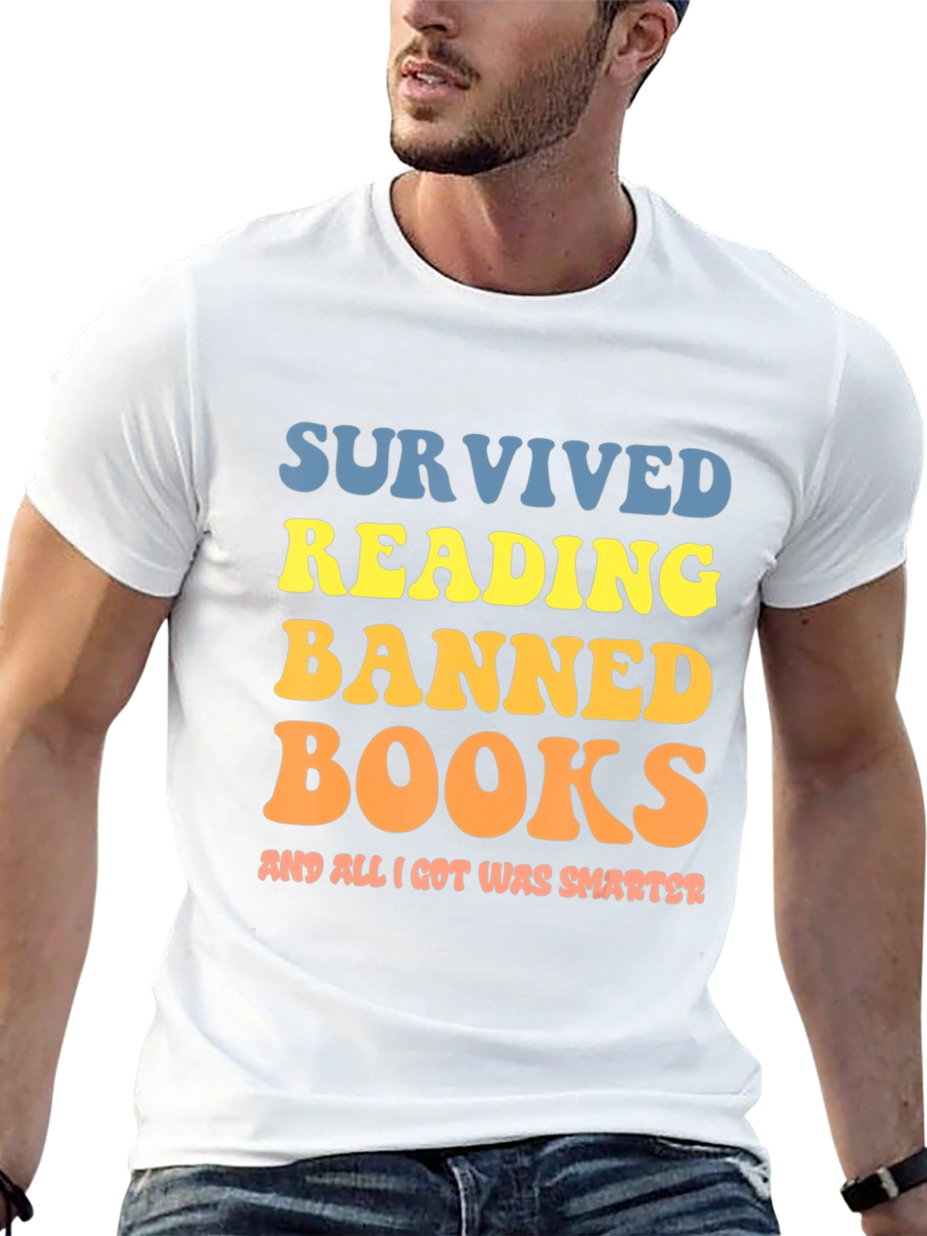 Survived Reading Banned Books Graphic Tee