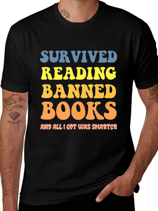 Survived Reading Banned Books Graphic Tee