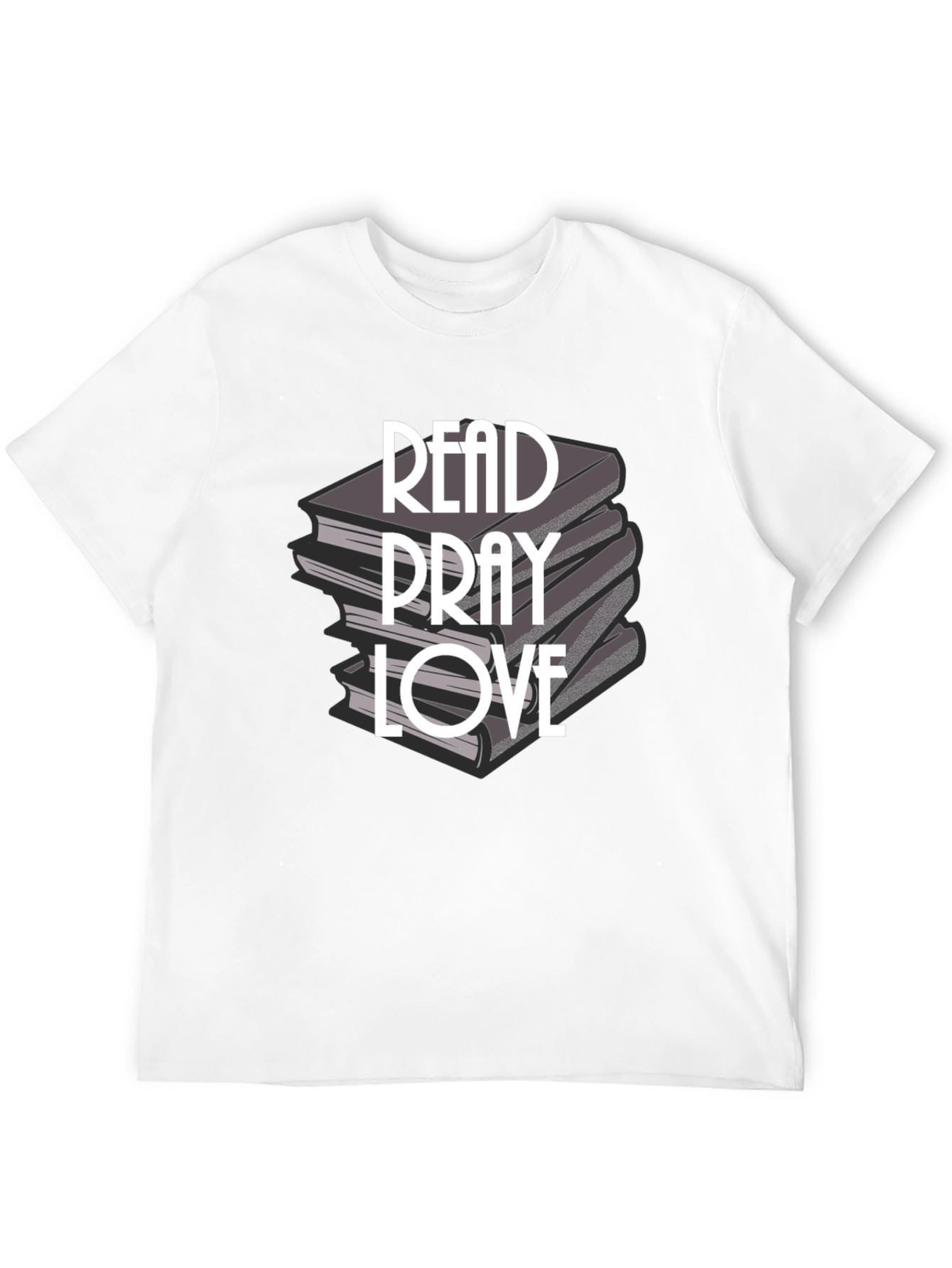 Read Pray Love T-Shirt - Inspirational Books Design