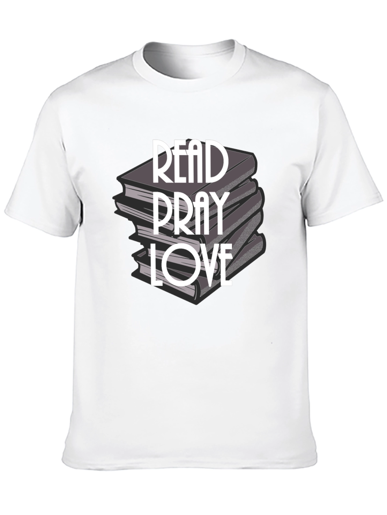 Read Pray Love T-Shirt - Inspirational Books Design