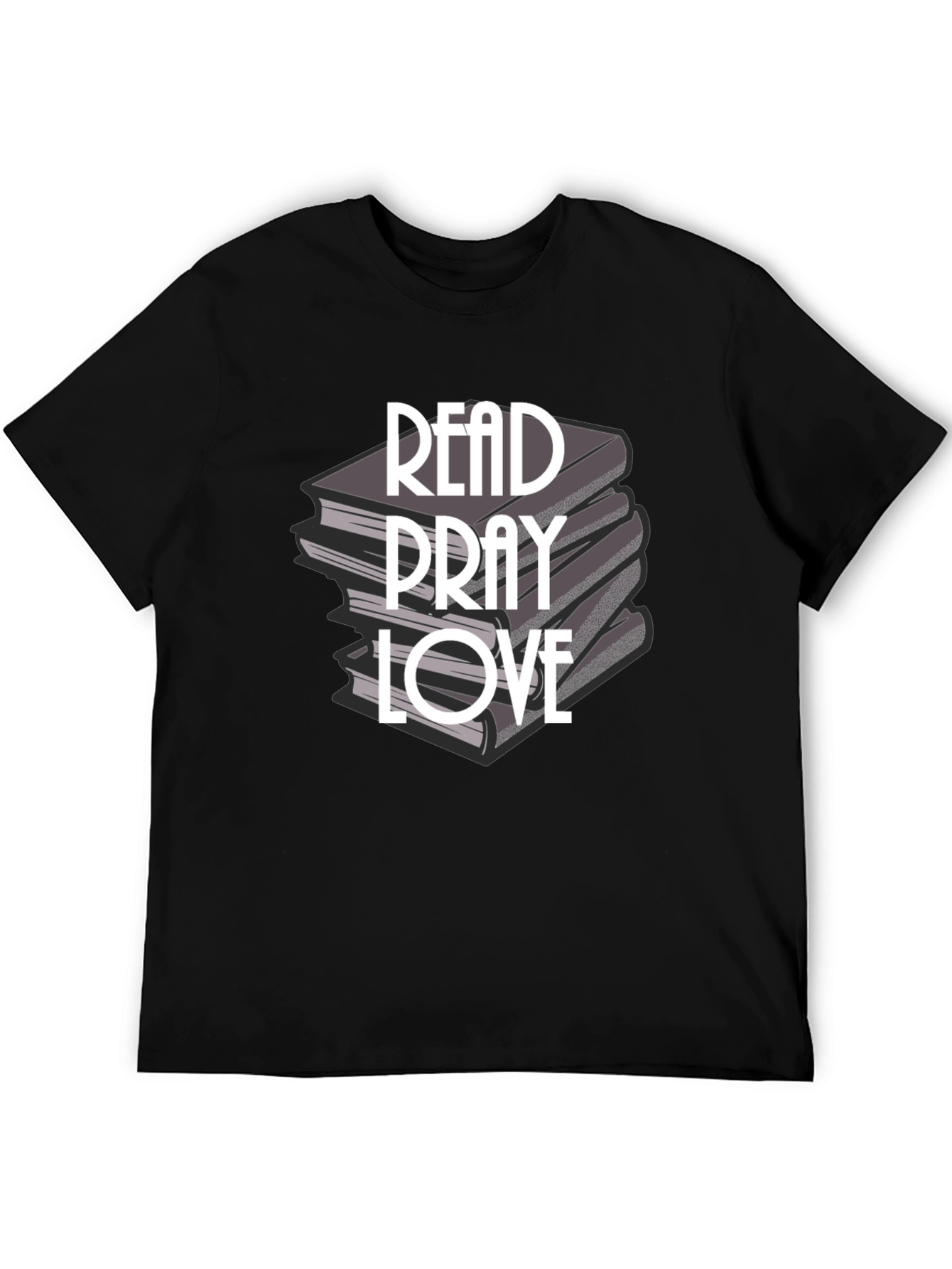 Read Pray Love T-Shirt - Inspirational Books Design