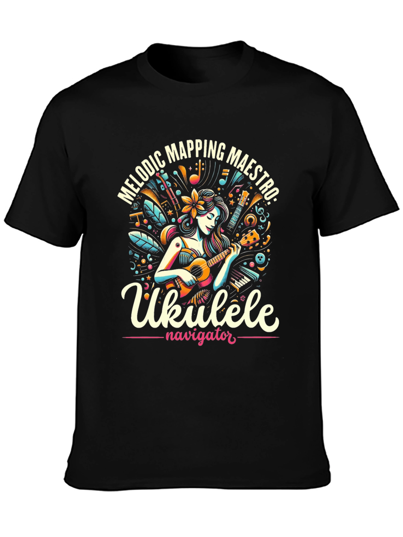 Melodic Mapping Maestro Ukulele Navigator Tee