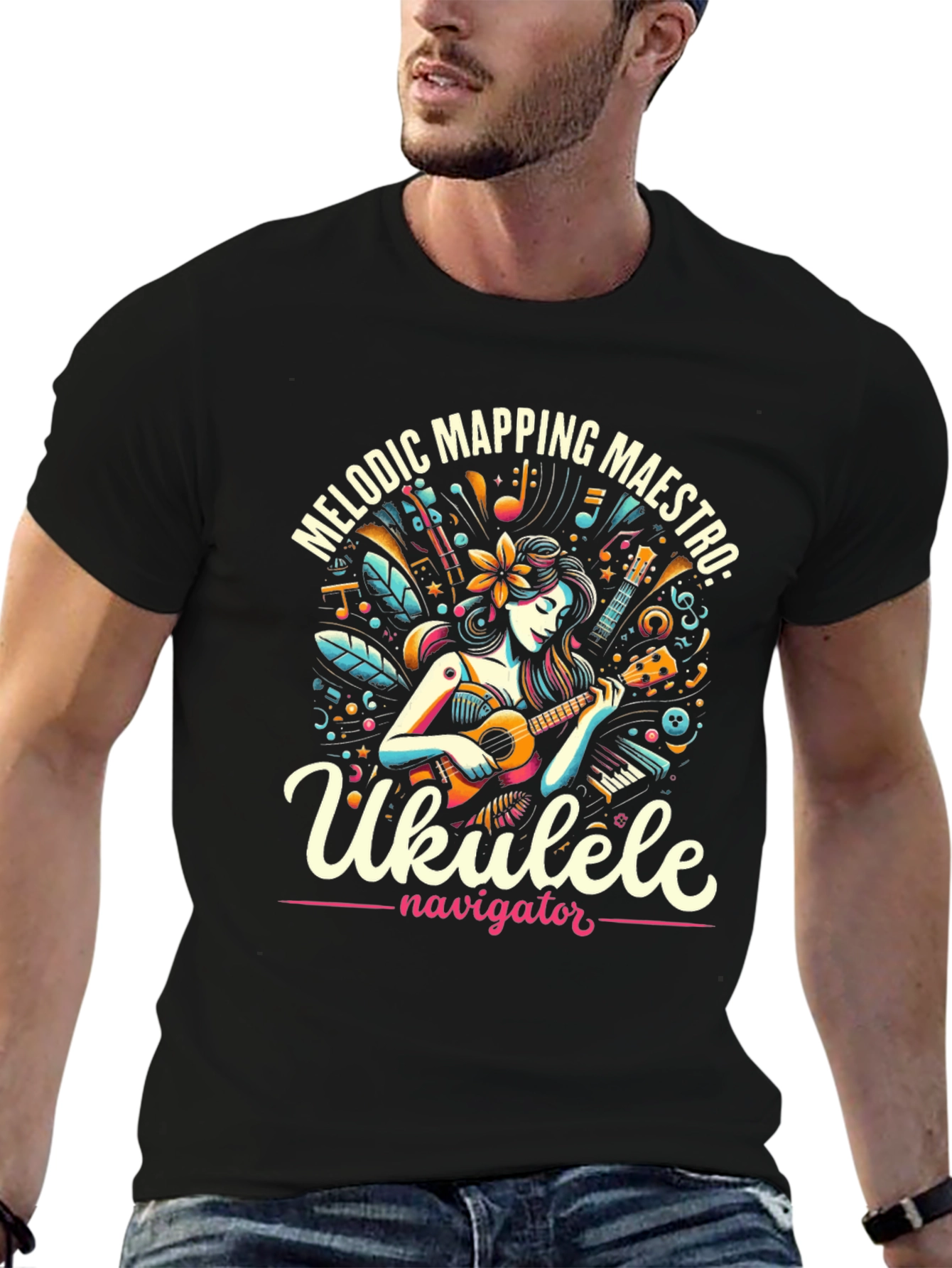 Melodic Mapping Maestro Ukulele Navigator Tee