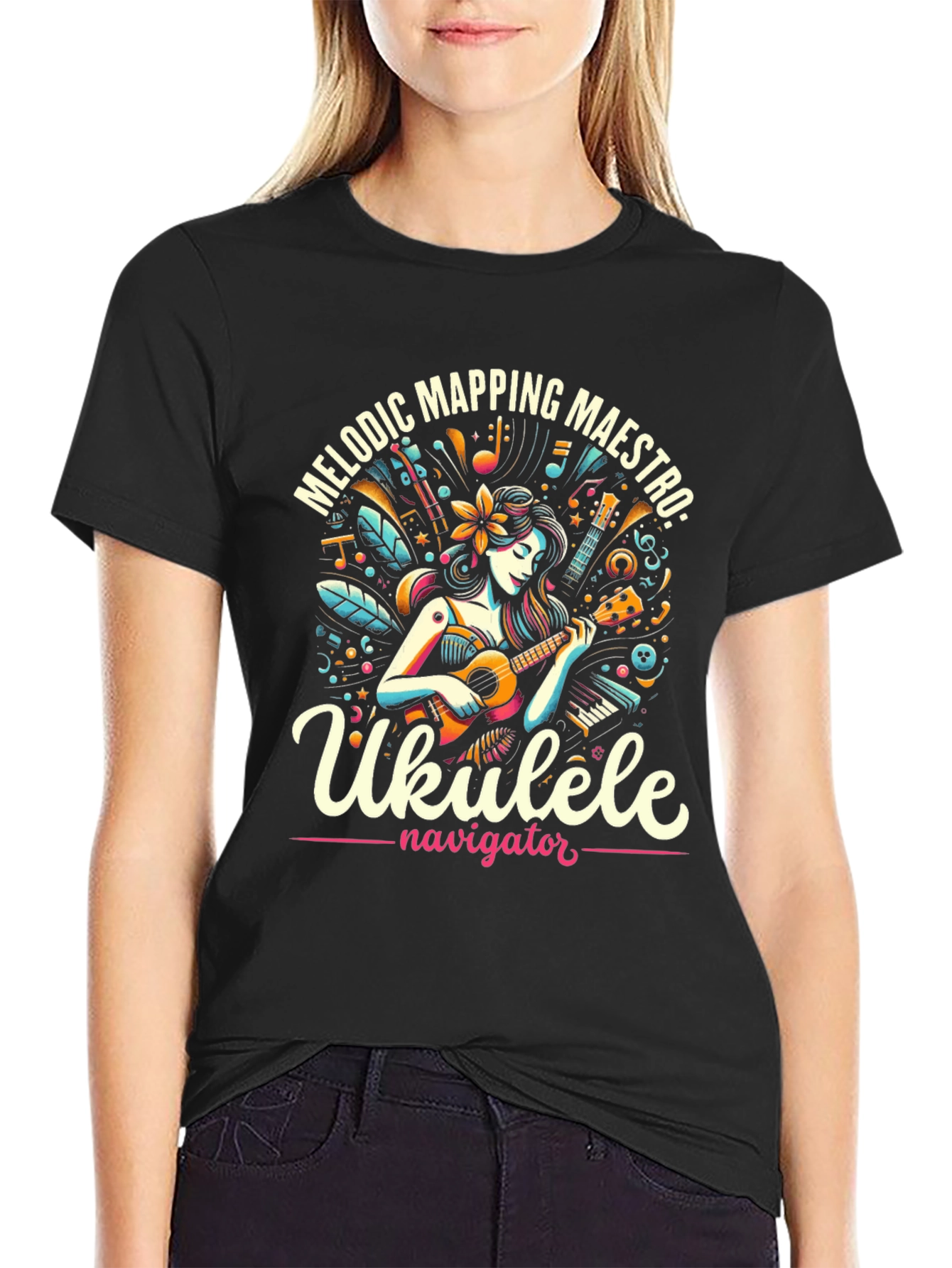 Melodic Mapping Maestro Ukulele Navigator Tee